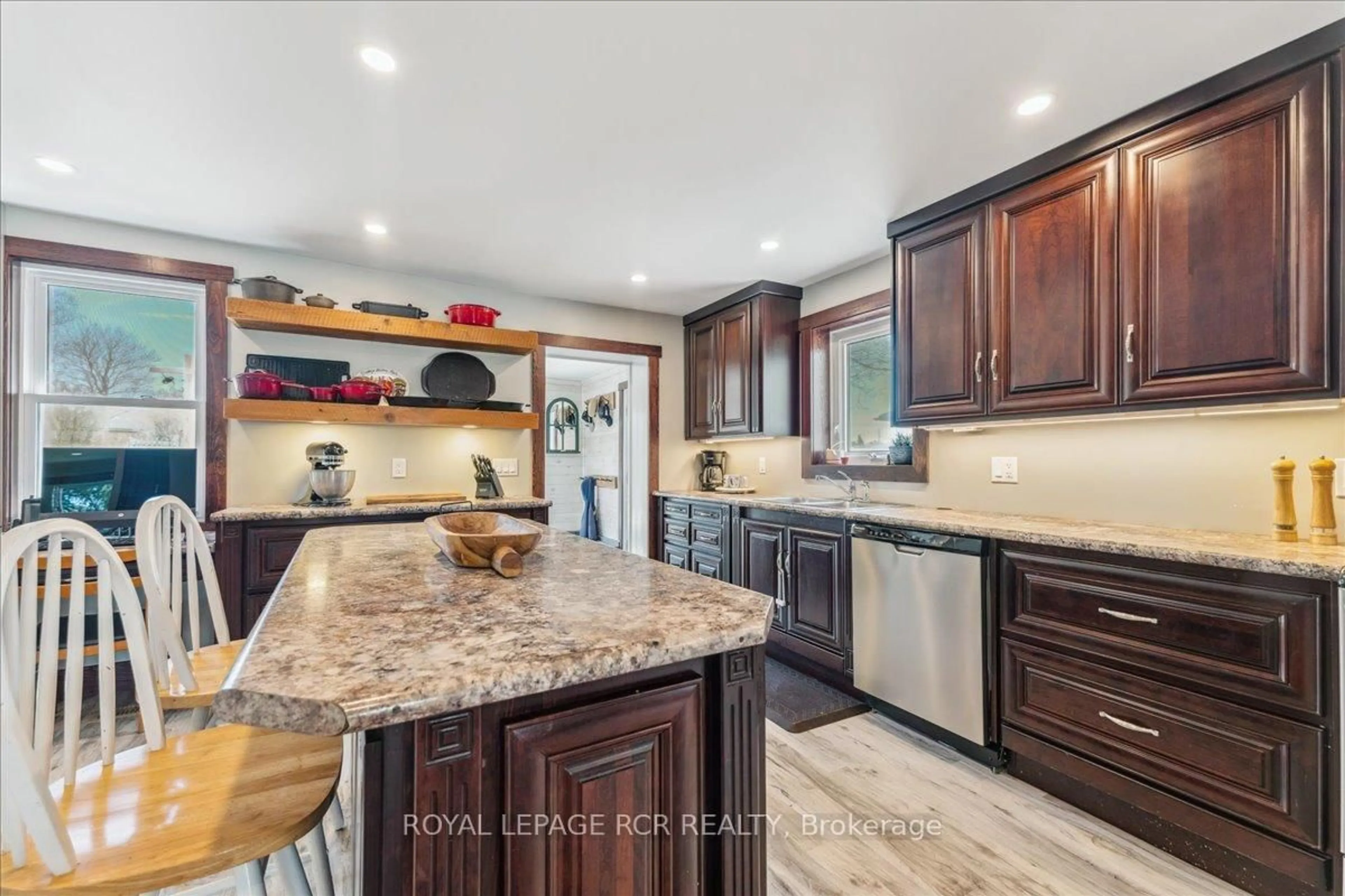 Open concept kitchen, ceramic/tile floor for 772 Waterloo St, Wellington North Ontario N0G 2L3