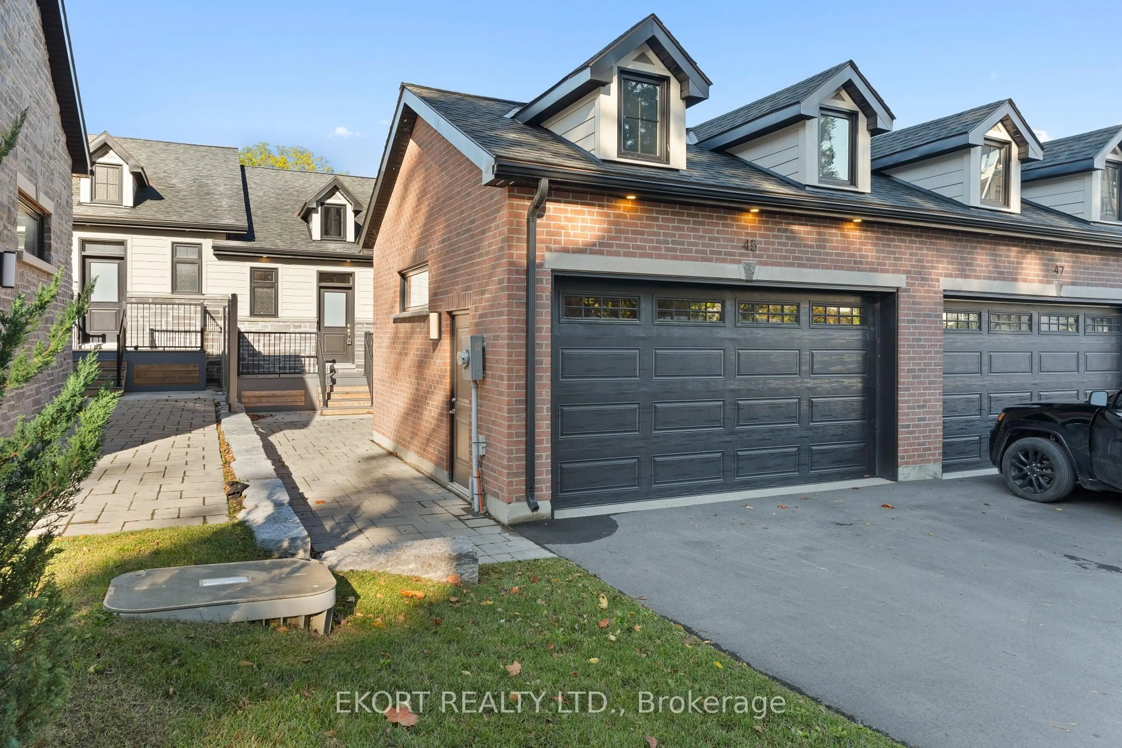 Home with brick exterior material, street for 45 Bentley Cres, Prince Edward County Ontario K0K 2T0
