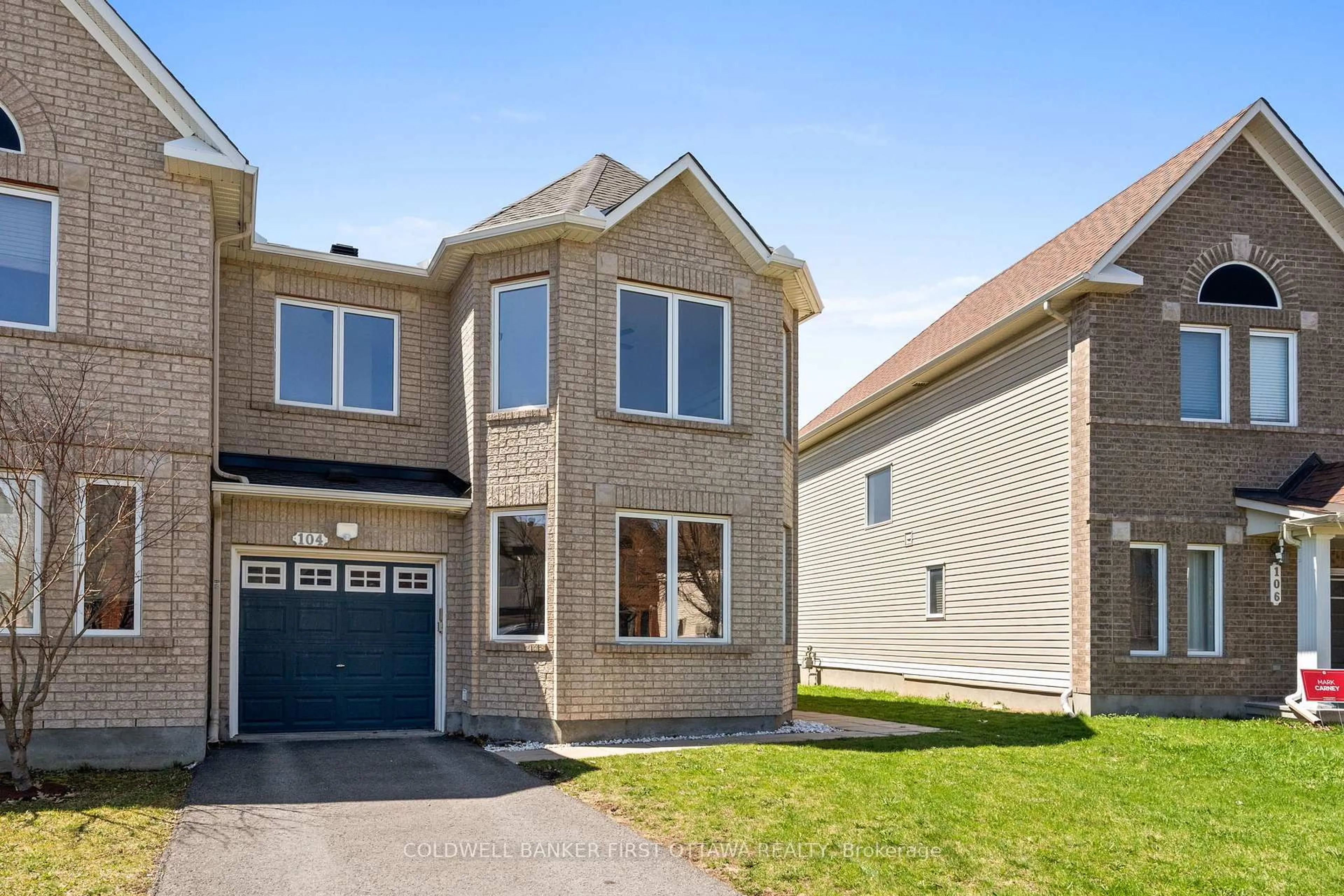 Home with brick exterior material, street for 104 DUNFOREST Terr, Ottawa Ontario K2J 3T6