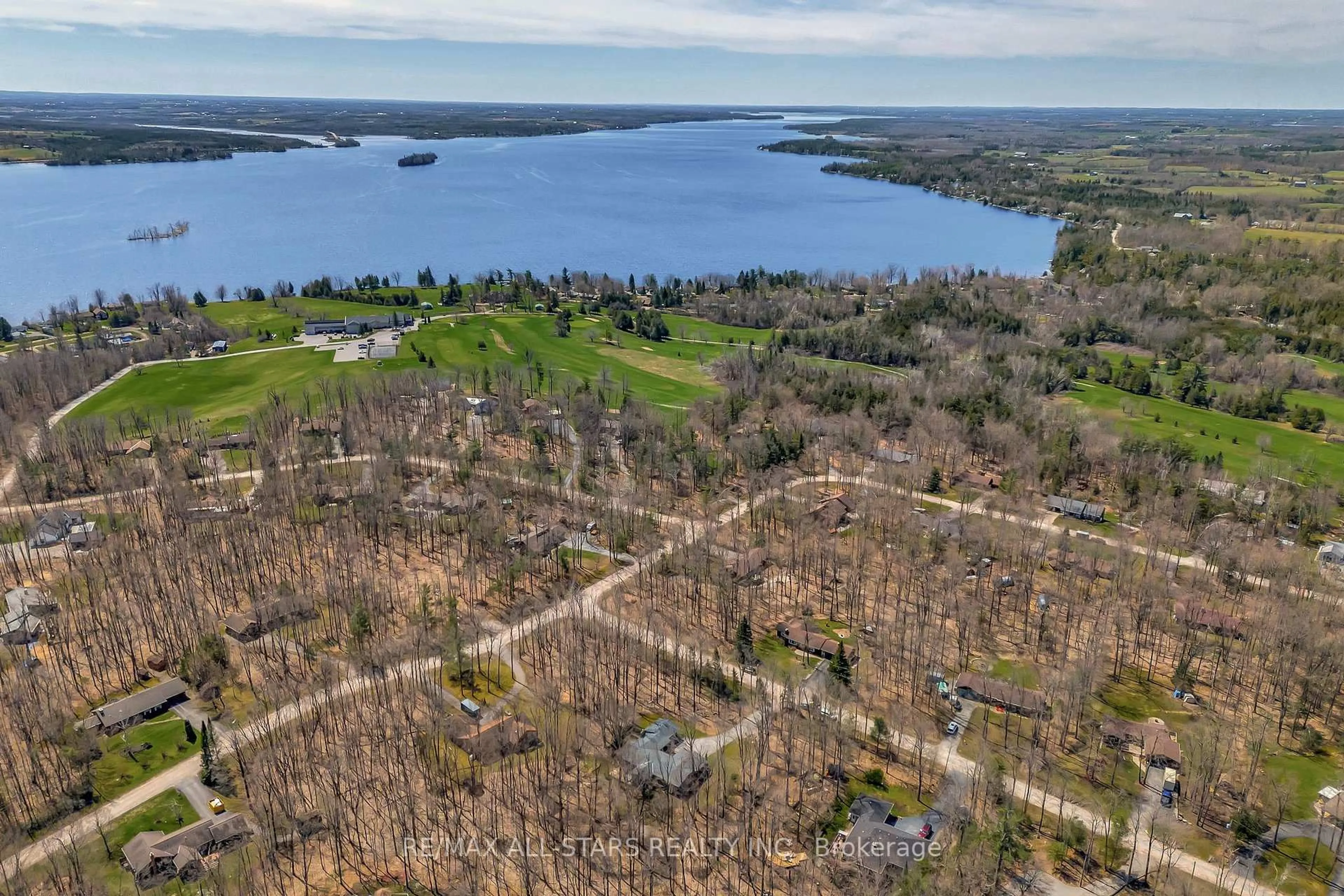 A pic from outside/outdoor area/front of a property/back of a property/a pic from drone, water/lake/river/ocean view for 27 Stanley Dr, Kawartha Lakes Ontario K0M 1N0