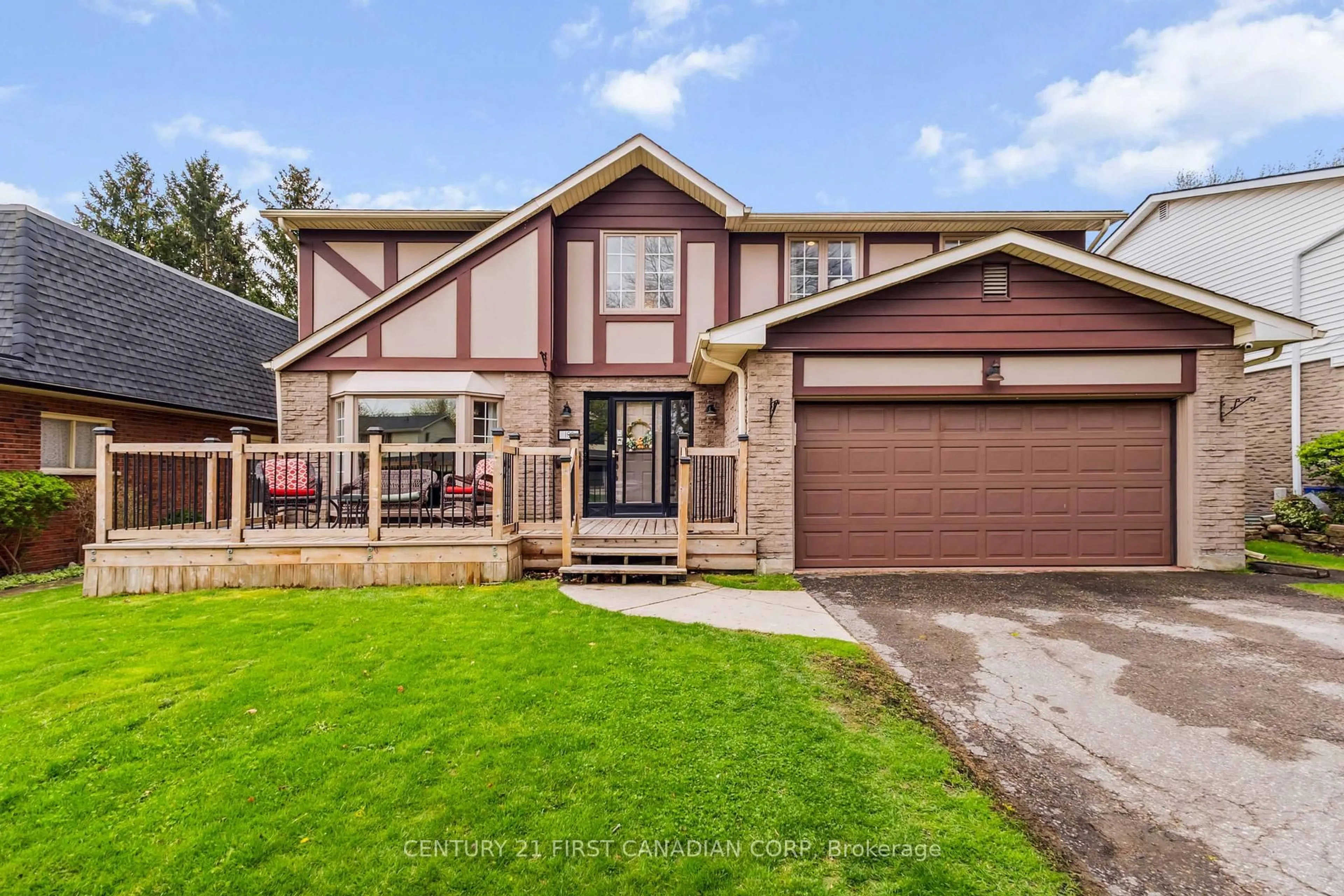 Home with vinyl exterior material, street for 102 Blackthorne Cres, London South Ontario N6J 4B5