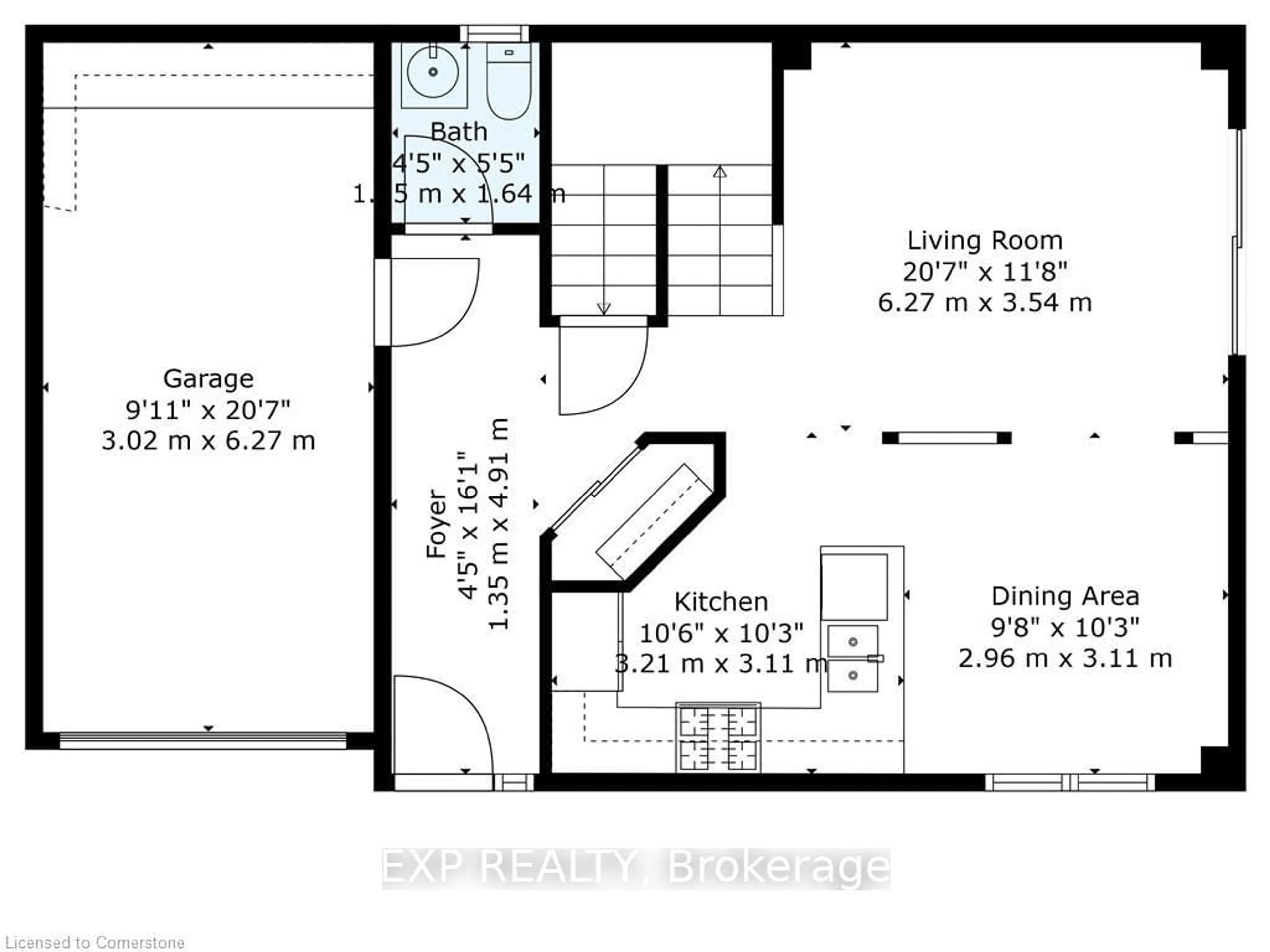 Floor plan for 500 Marl Meadow Cres, Kitchener Ontario N2R 1L1