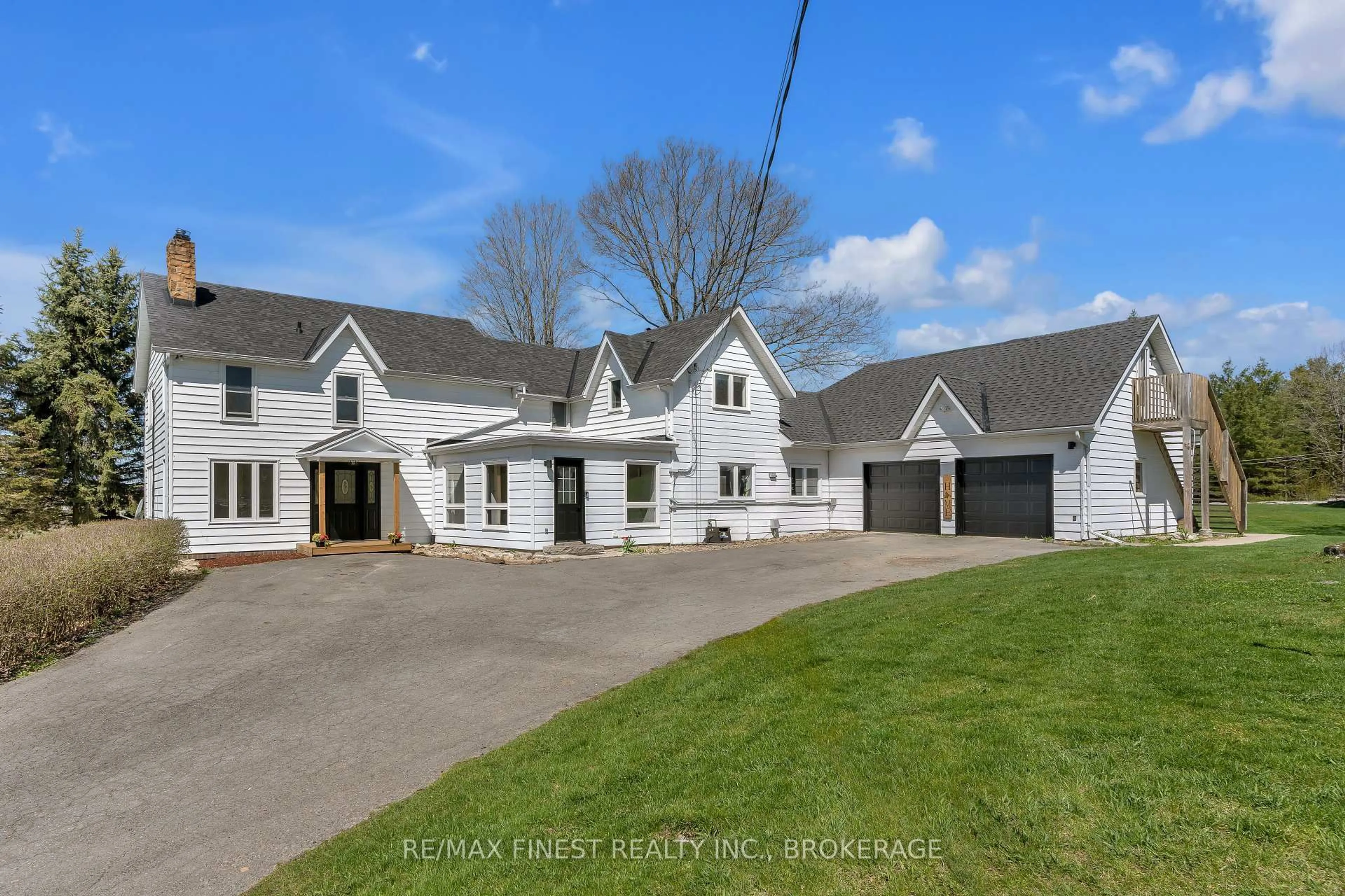 A pic from outside/outdoor area/front of a property/back of a property/a pic from drone, street for 5002 Highway 2 N/A, Gananoque Ontario K7G 2V6