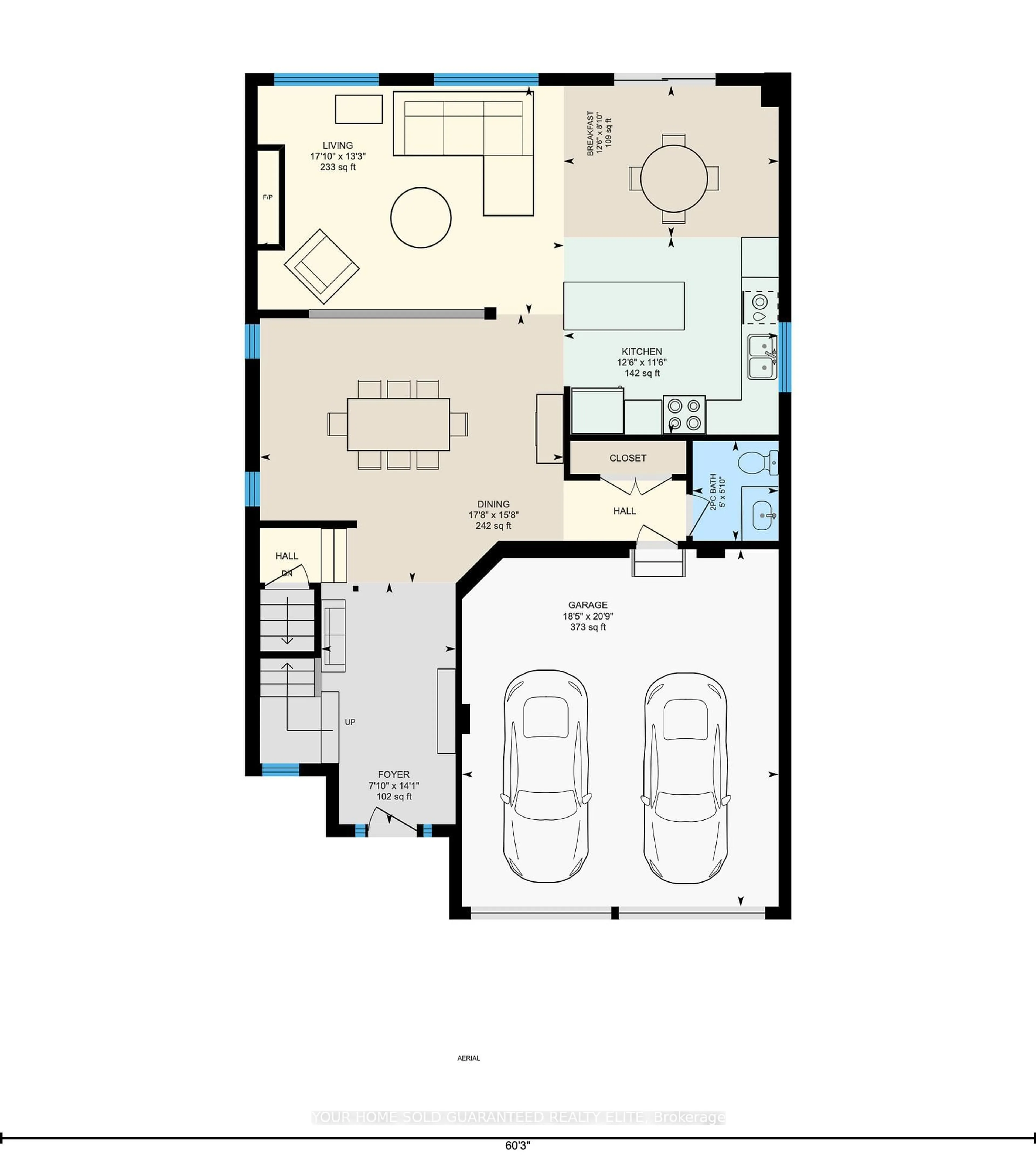 Floor plan for 106 Lampman Dr, Grimsby Ontario L3M 0E7