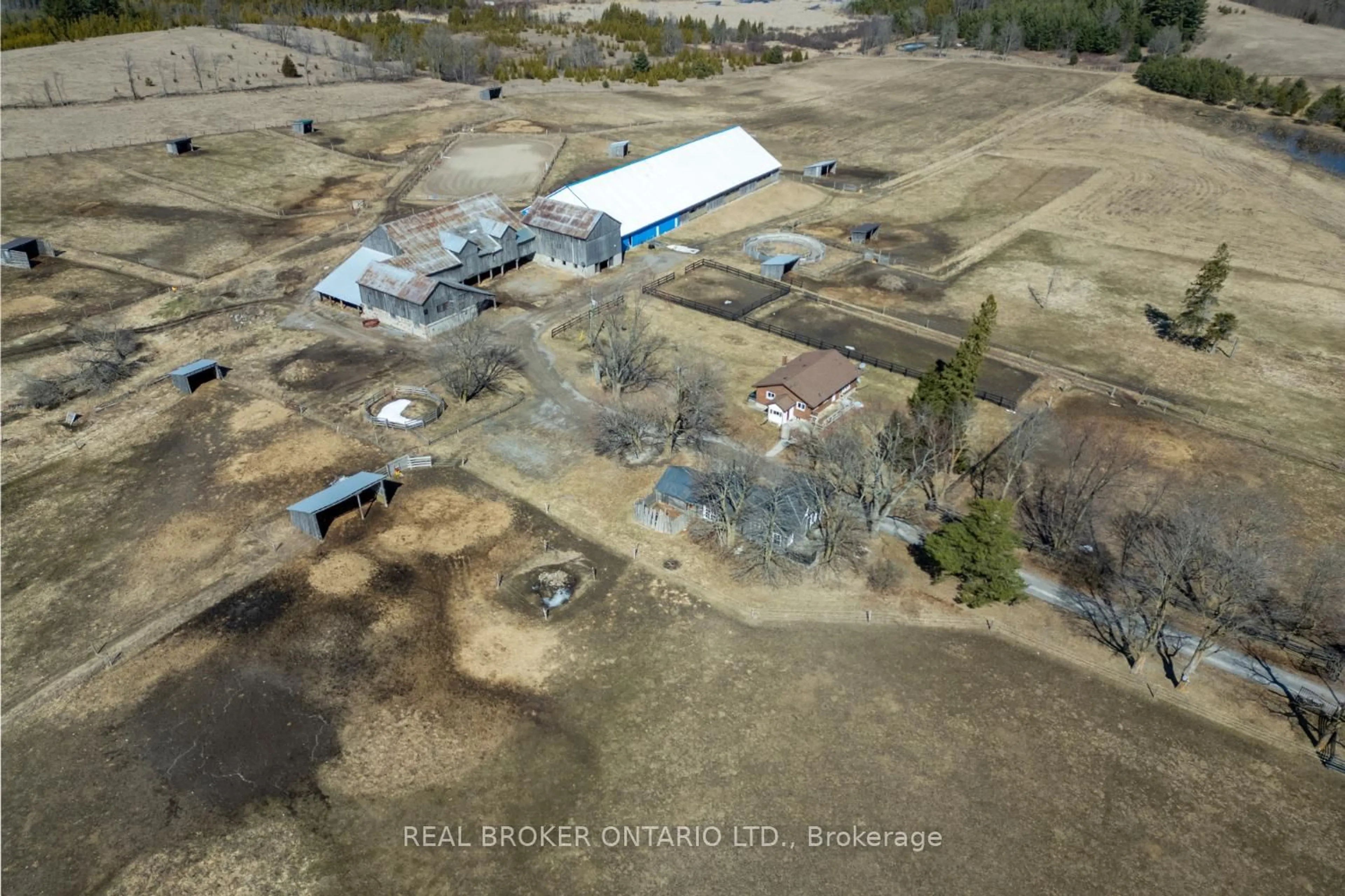 A pic from outside/outdoor area/front of a property/back of a property/a pic from drone, building for 2834 Highway 7 N/A, Asphodel-Norwood Ontario K0L 2B0