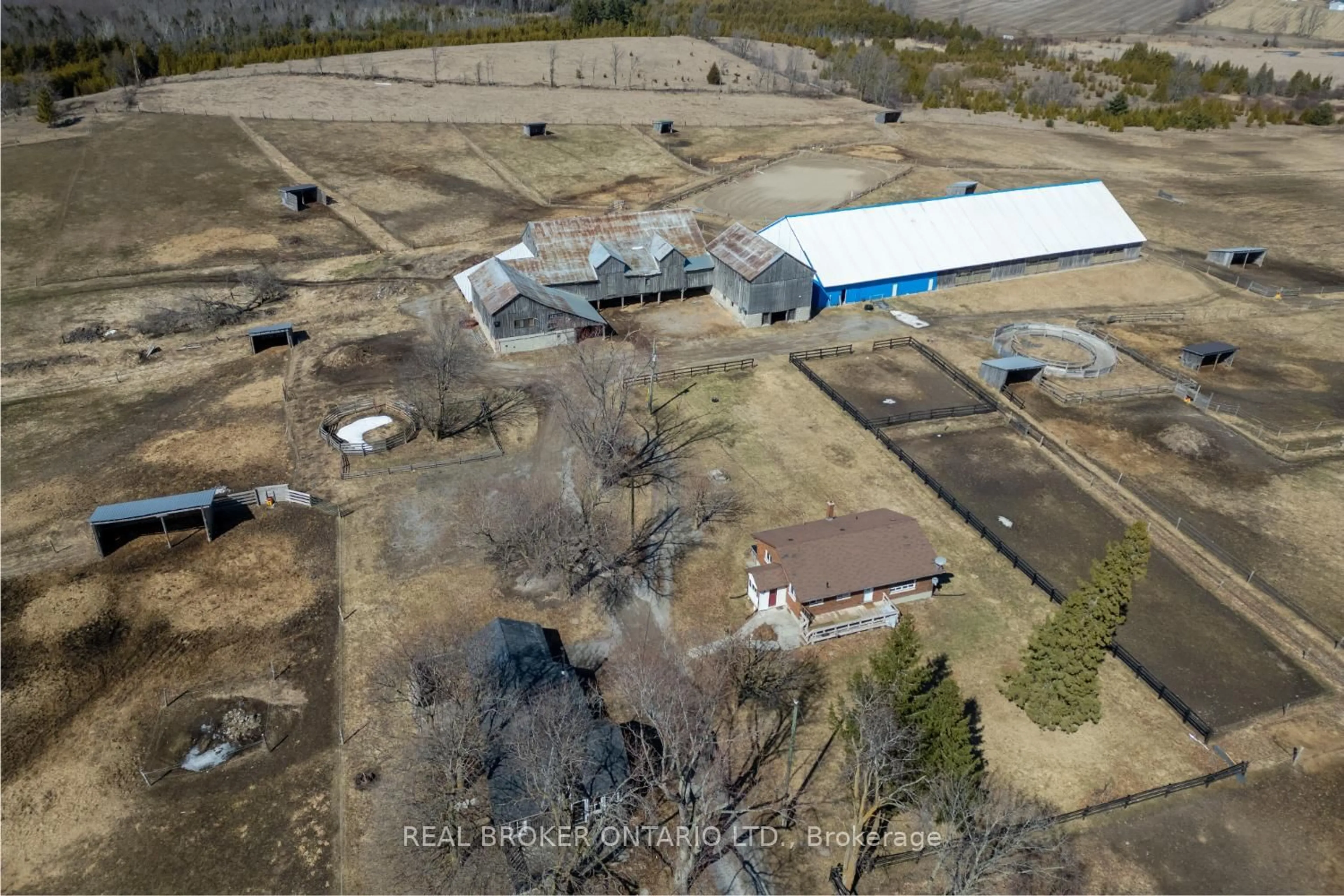 A pic from outside/outdoor area/front of a property/back of a property/a pic from drone, building for 2834 Highway 7 N/A, Asphodel-Norwood Ontario K0L 2B0