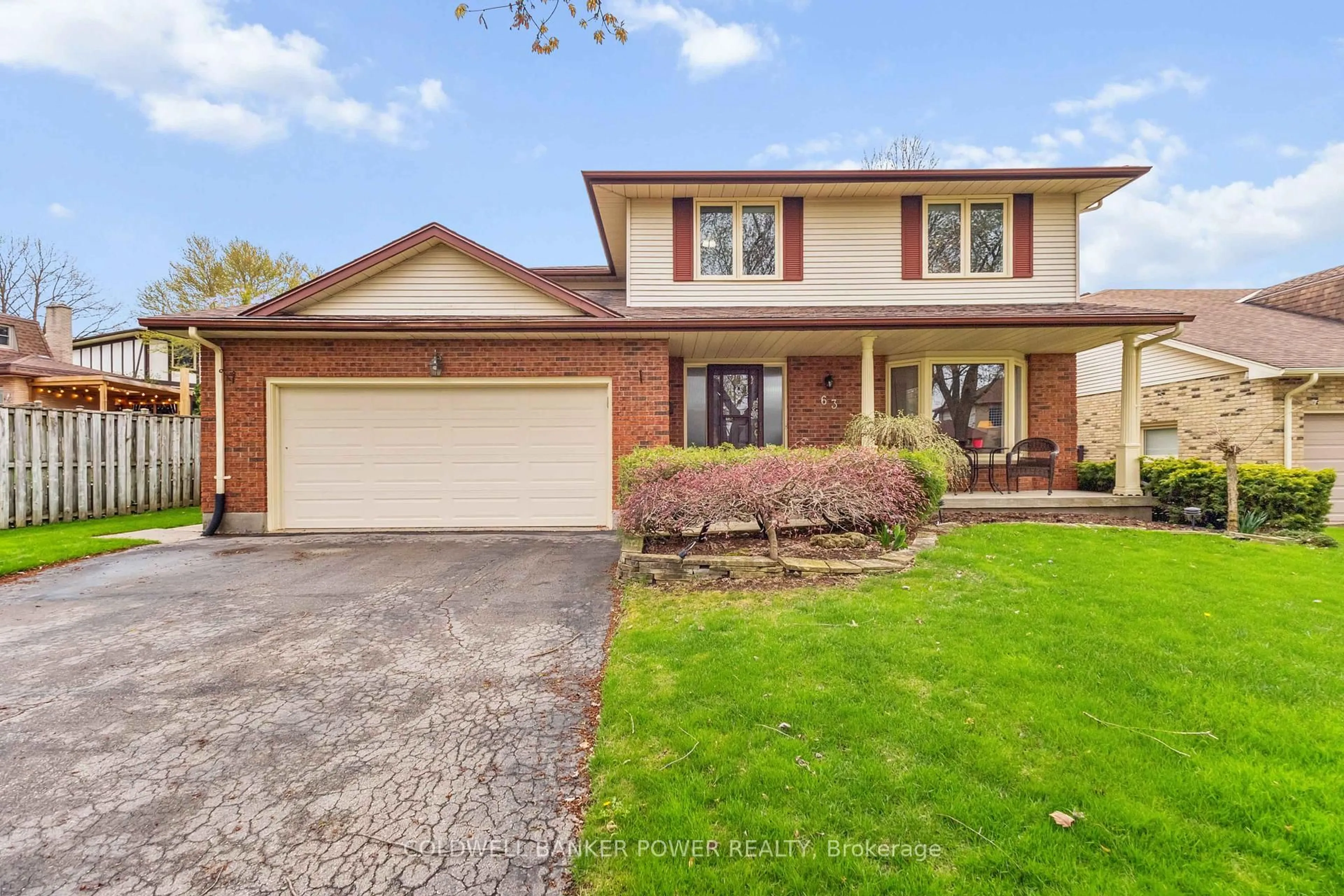 Home with brick exterior material, street for 63 KNIGHTS BRIDGE Rd, London South Ontario N6K 3P2
