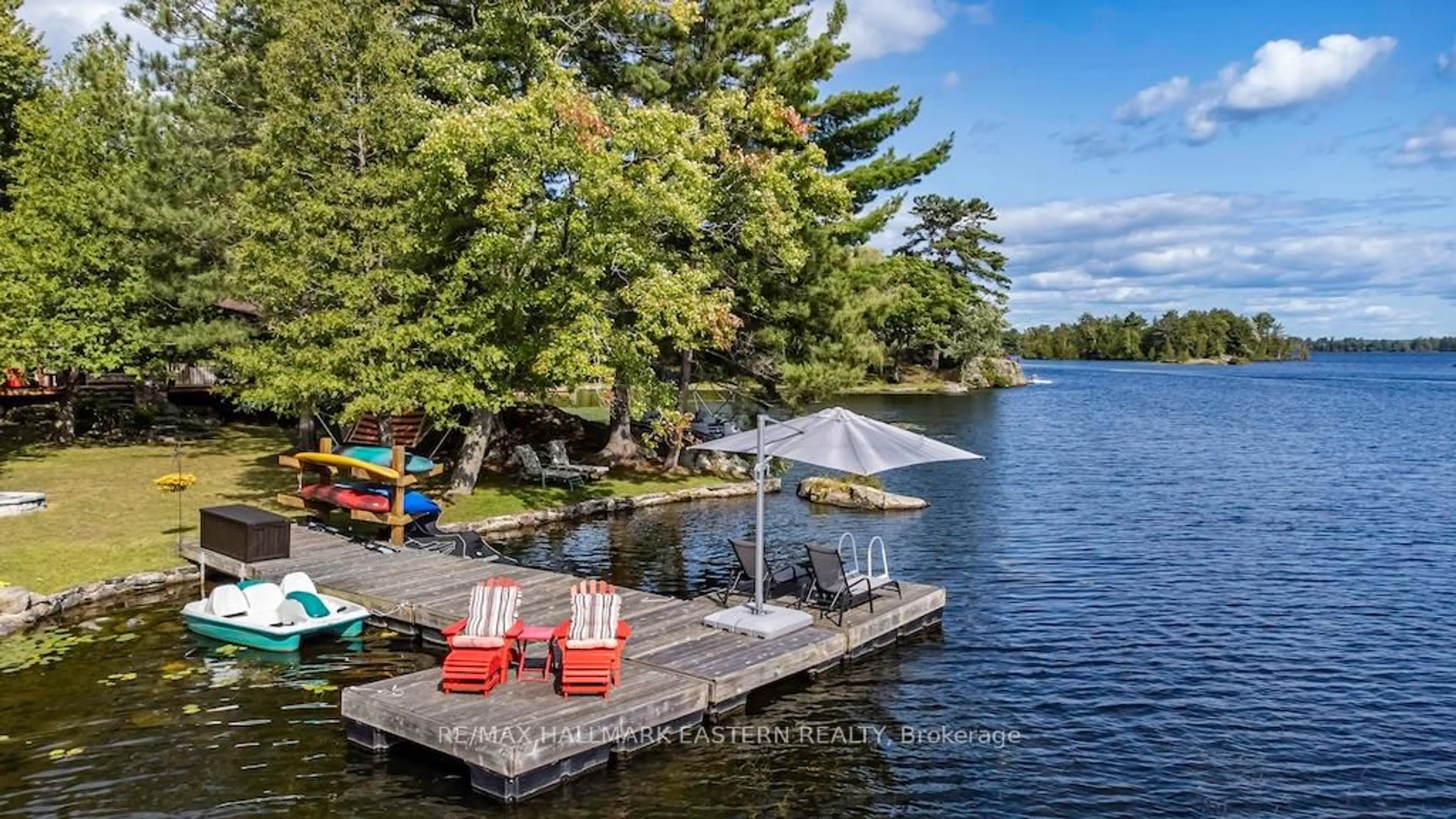 Patio, water/lake/river/ocean view for 170 Hill Dr, Trent Lakes Ontario K0L 1J0