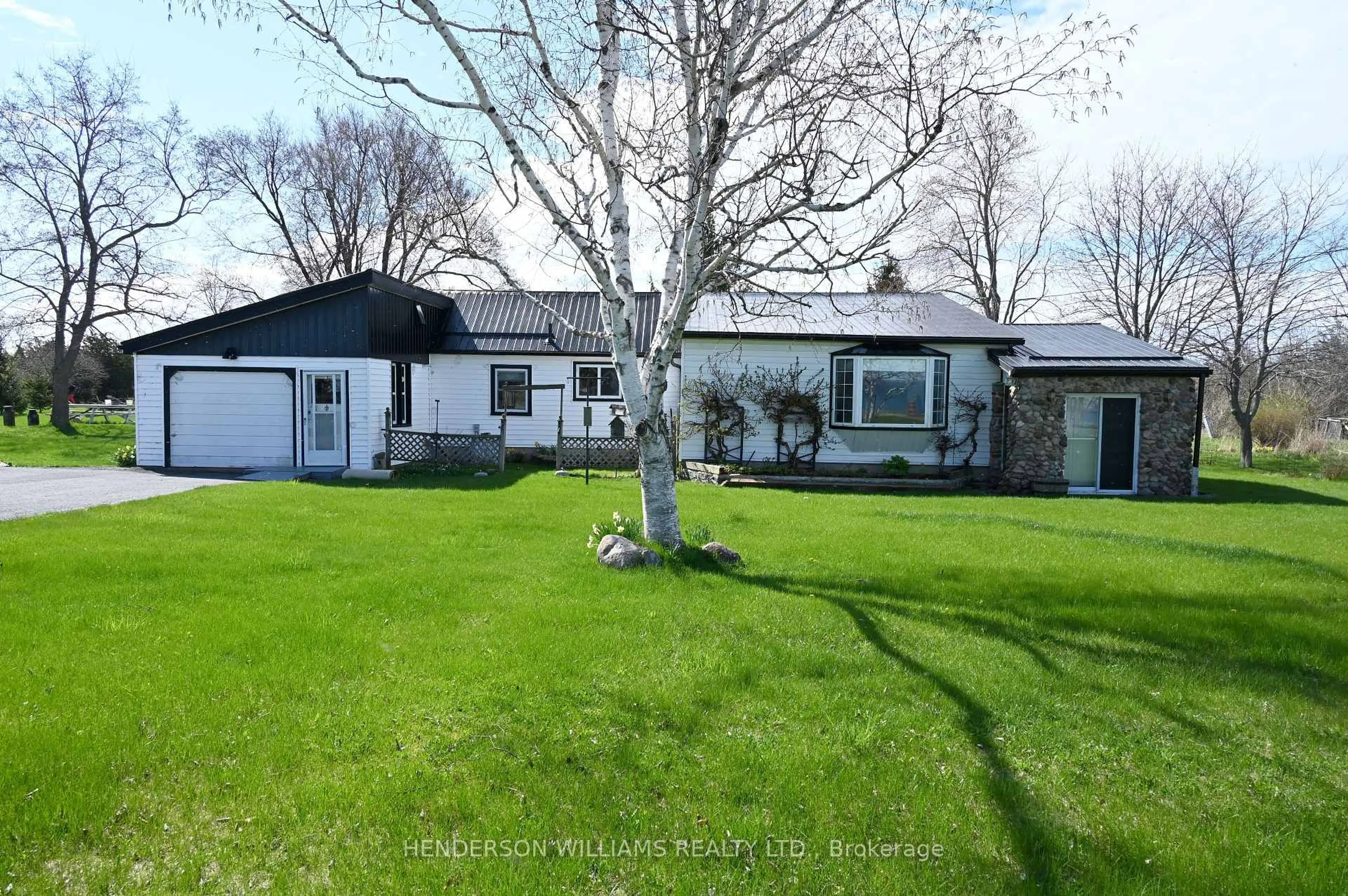 A pic from outside/outdoor area/front of a property/back of a property/a pic from drone, street for 5036 Long Point Rd, Prince Edward County Ontario K0K 2T0