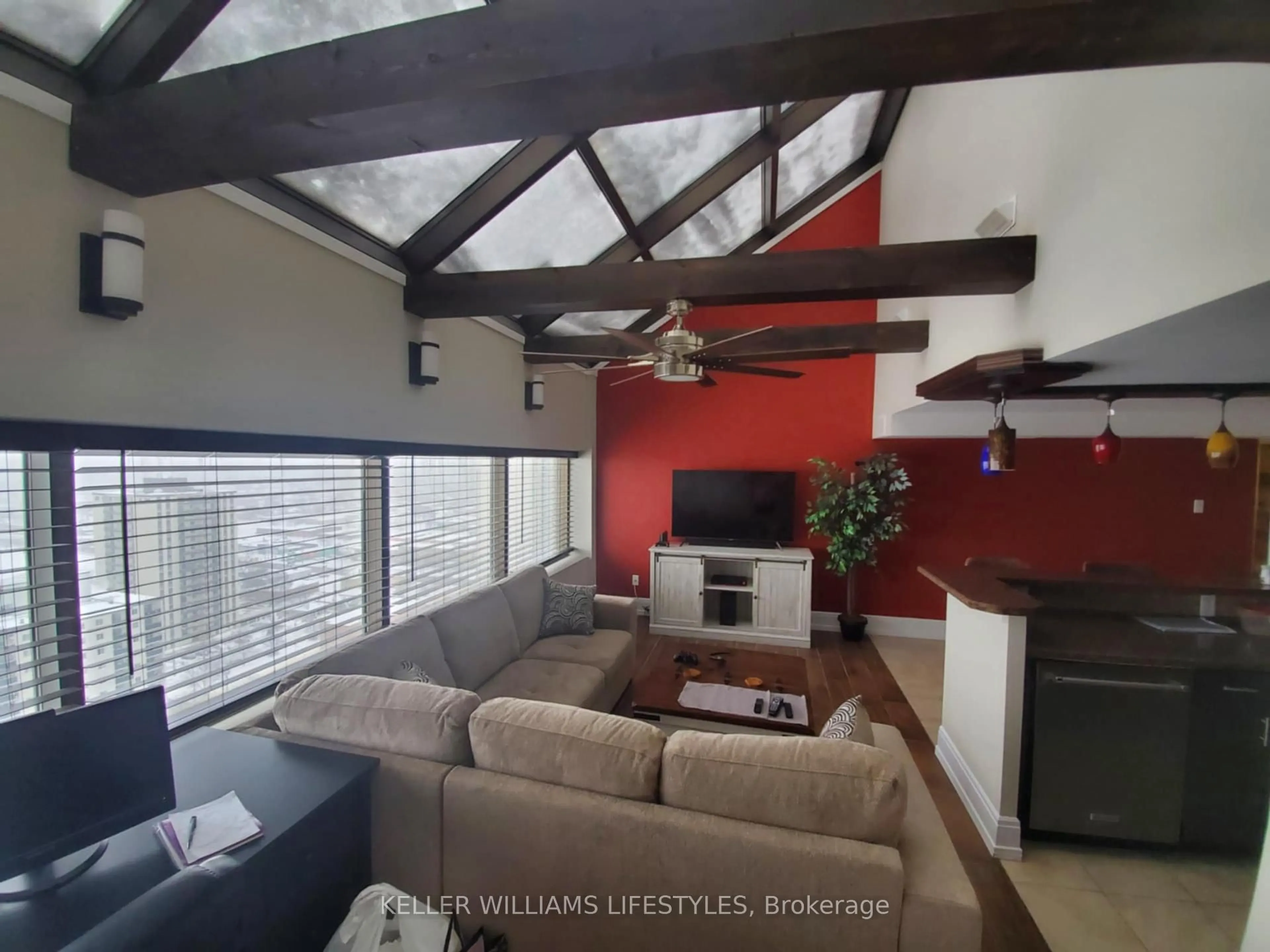 Living room with furniture, unknown for 389 Dundas St #2401, London East Ontario N6B 3L5