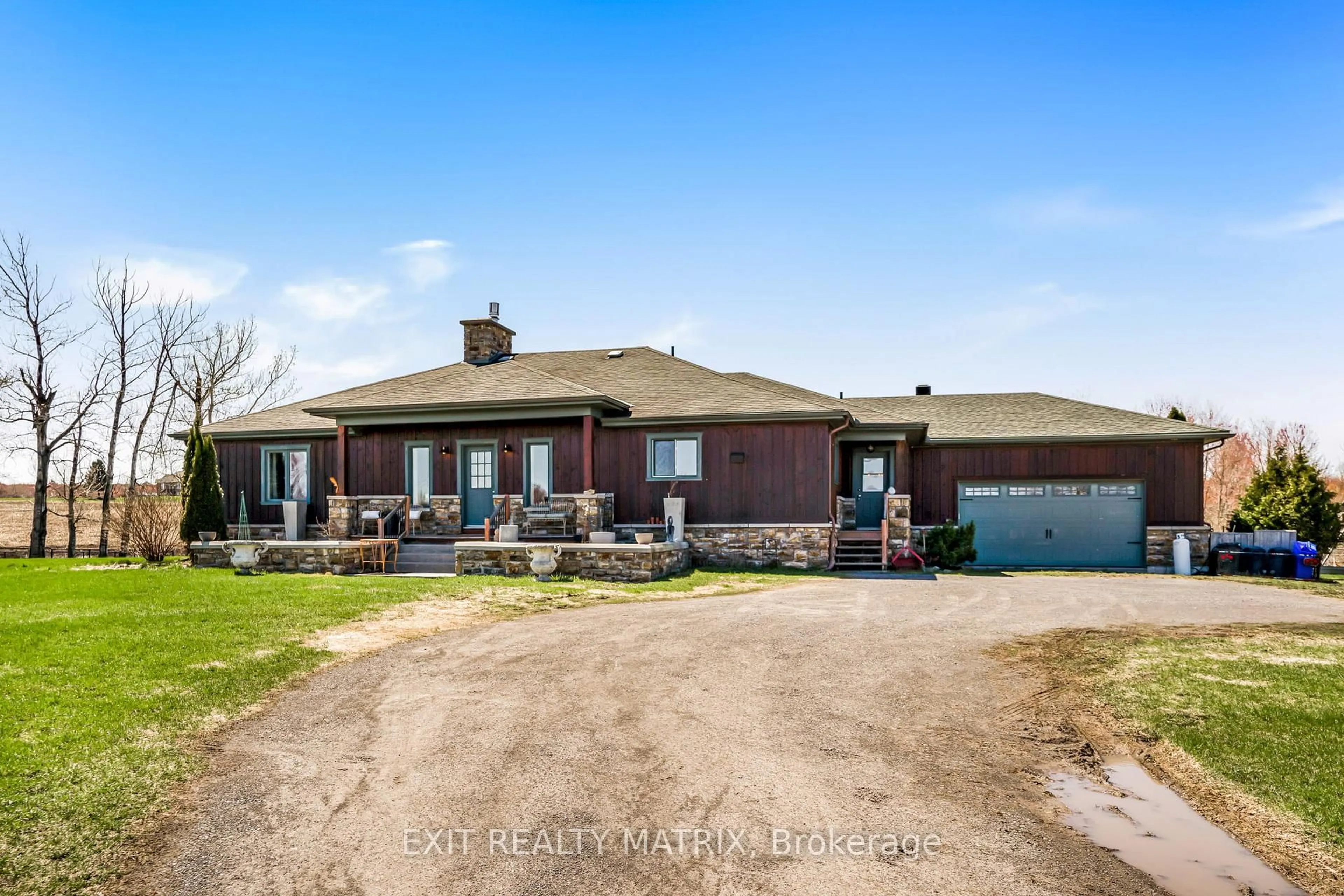 A pic from outside/outdoor area/front of a property/back of a property/a pic from drone, street for 2228 Ste Anne Rd, Champlain Ontario K0B 1K0