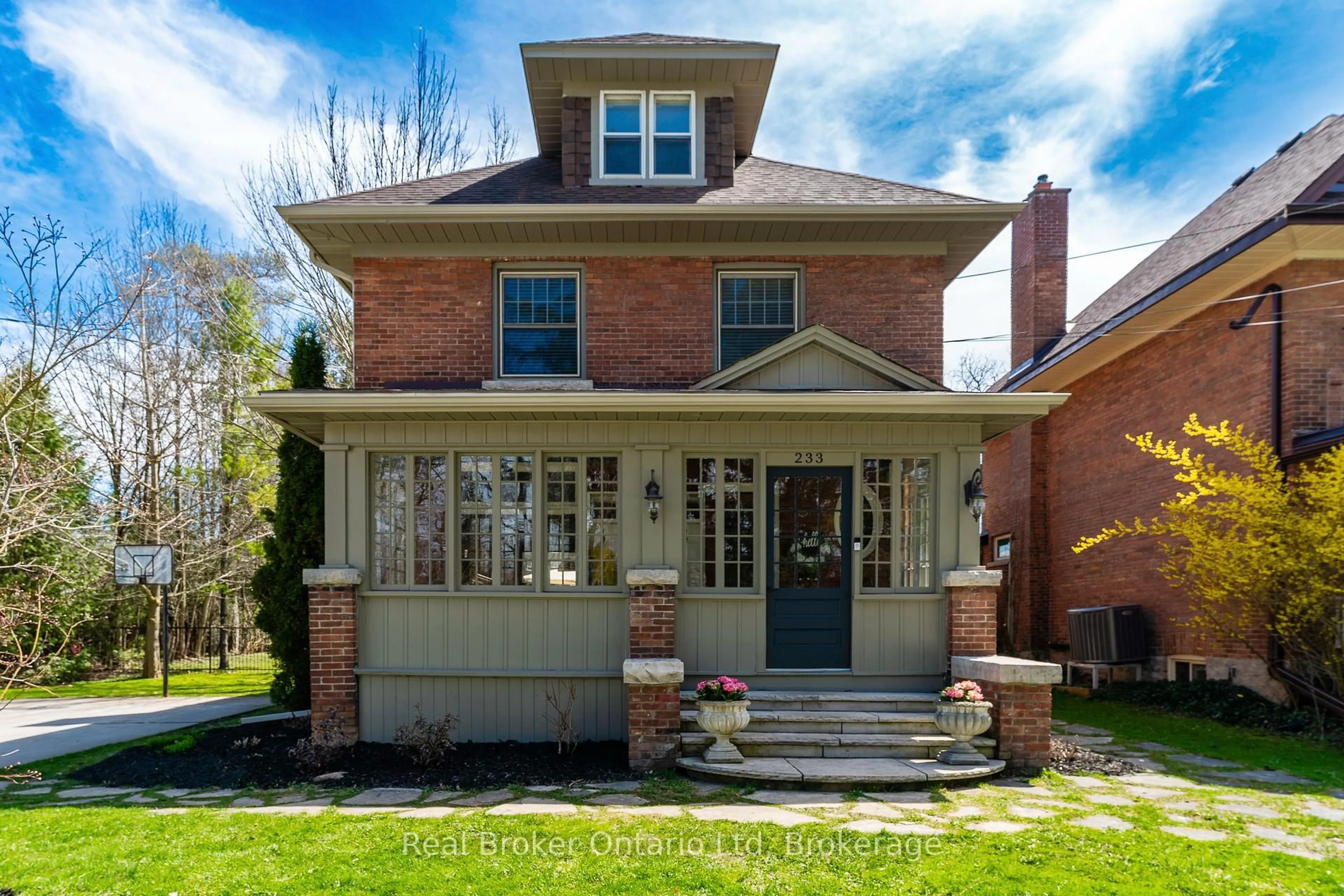 Home with brick exterior material, street for 233 4th A St, Owen Sound Ontario N4K 1A7