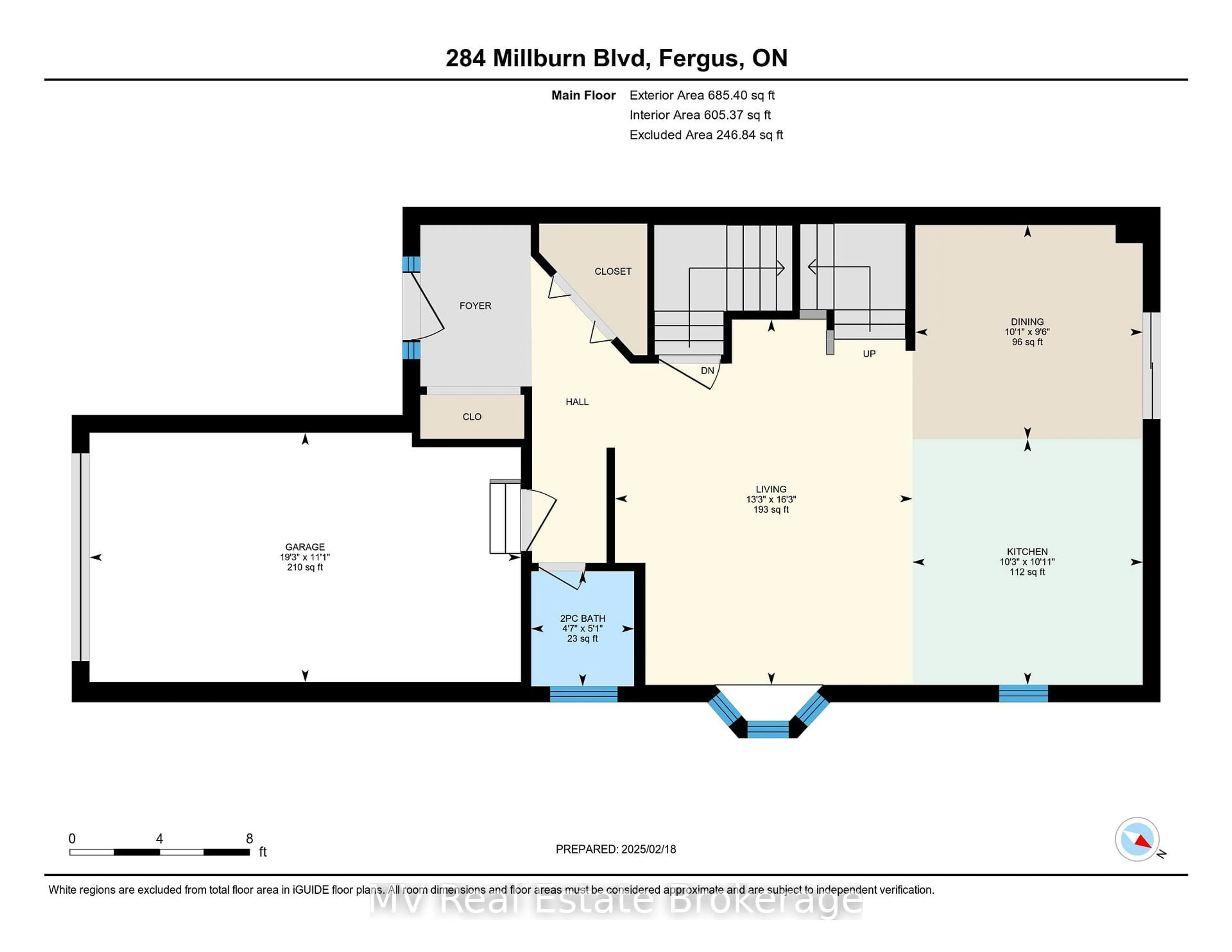 Floor plan for 284 Millburn Blvd, Centre Wellington Ontario N1M 3S3