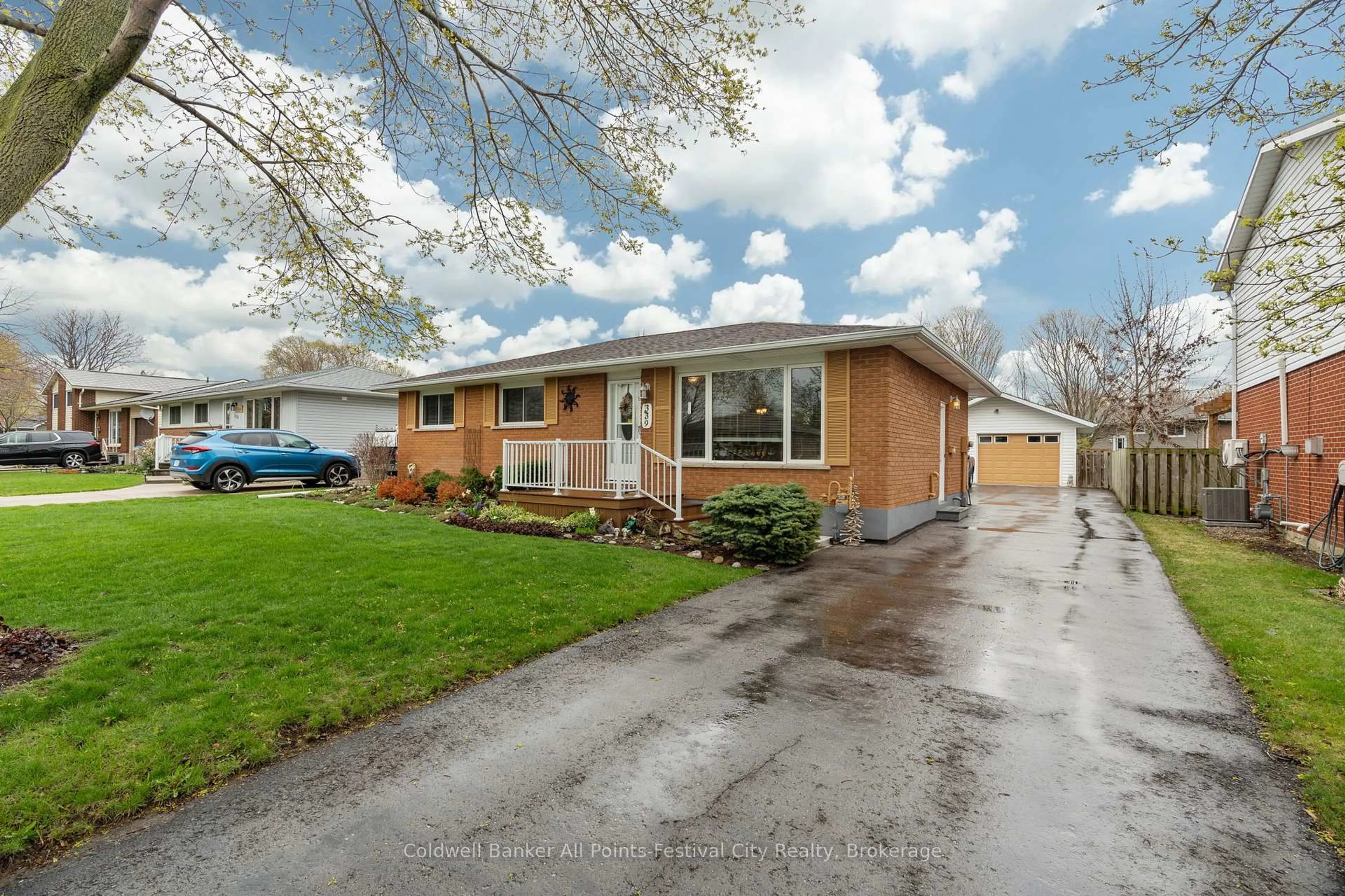 Home with brick exterior material, street for 339 Suncoast Dr, Goderich Ontario N7A 4E2