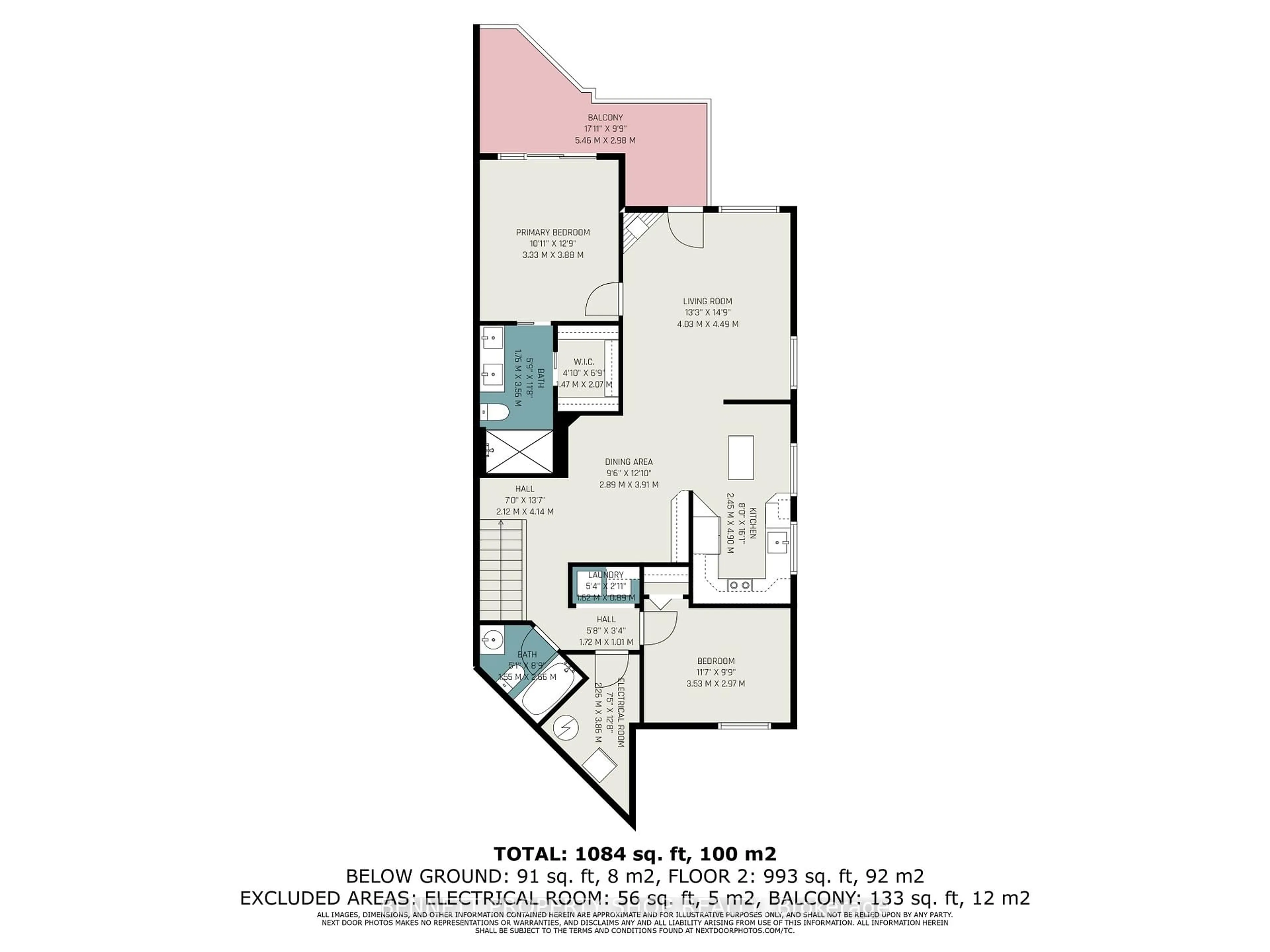 Floor plan for 114 Robson Crt, Ottawa Ontario K2K 2W1