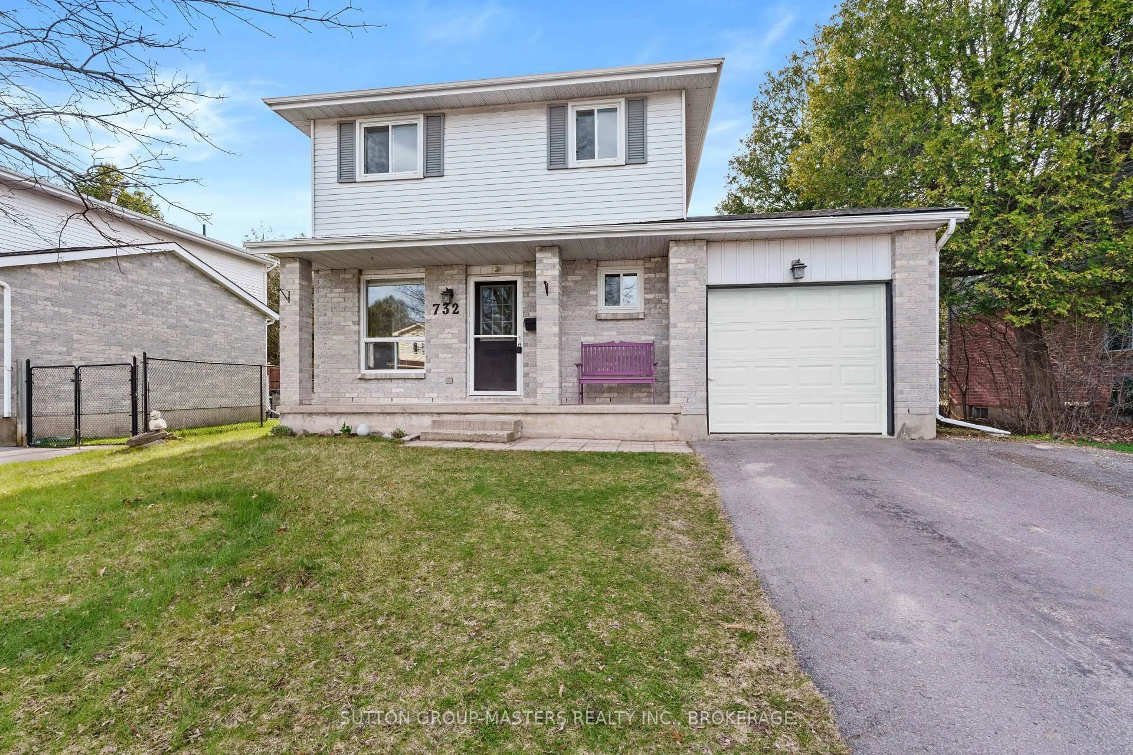 Home with vinyl exterior material, street for 732 Cedarwood Dr, Kingston Ontario K7P 2J1