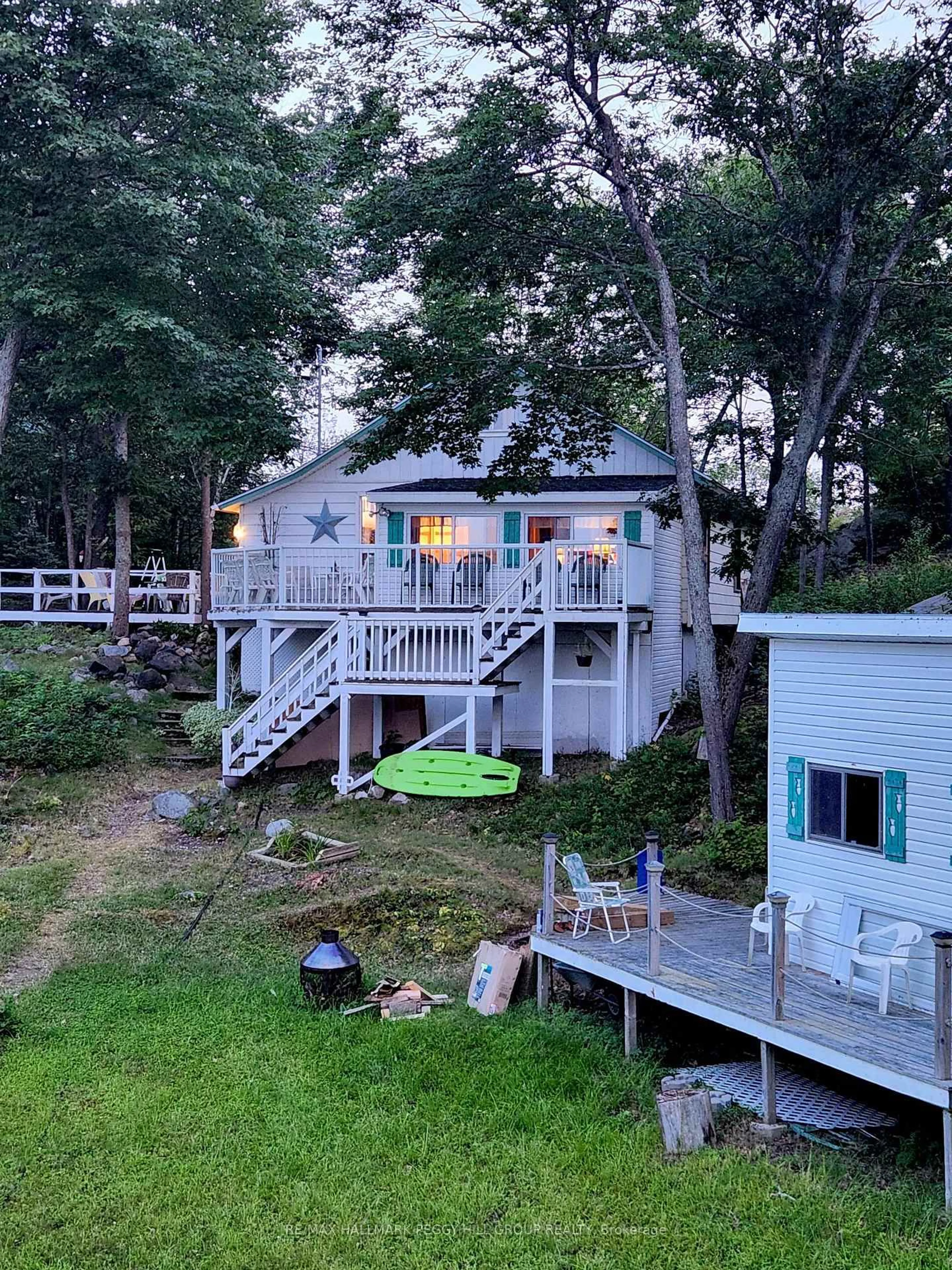 A pic from outside/outdoor area/front of a property/back of a property/a pic from drone, unknown for TP IS 2300 Georgian Bay N/A, Northeastern Manitoulin and The Islands Ontario P0P 2H0