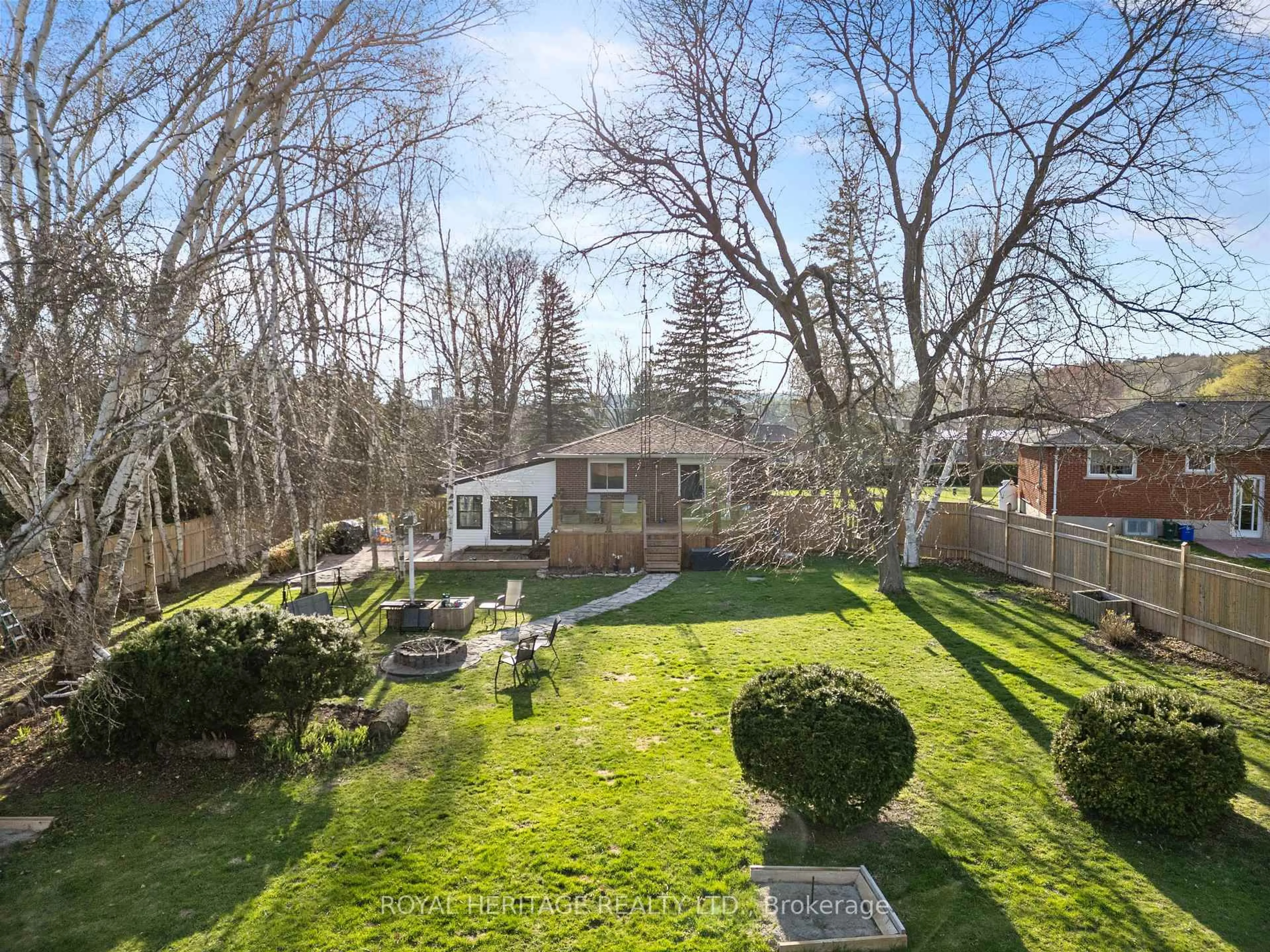 A pic from outside/outdoor area/front of a property/back of a property/a pic from drone, forest/trees view for 3281 Harwood Rd, Hamilton Township Ontario K0K 1C0
