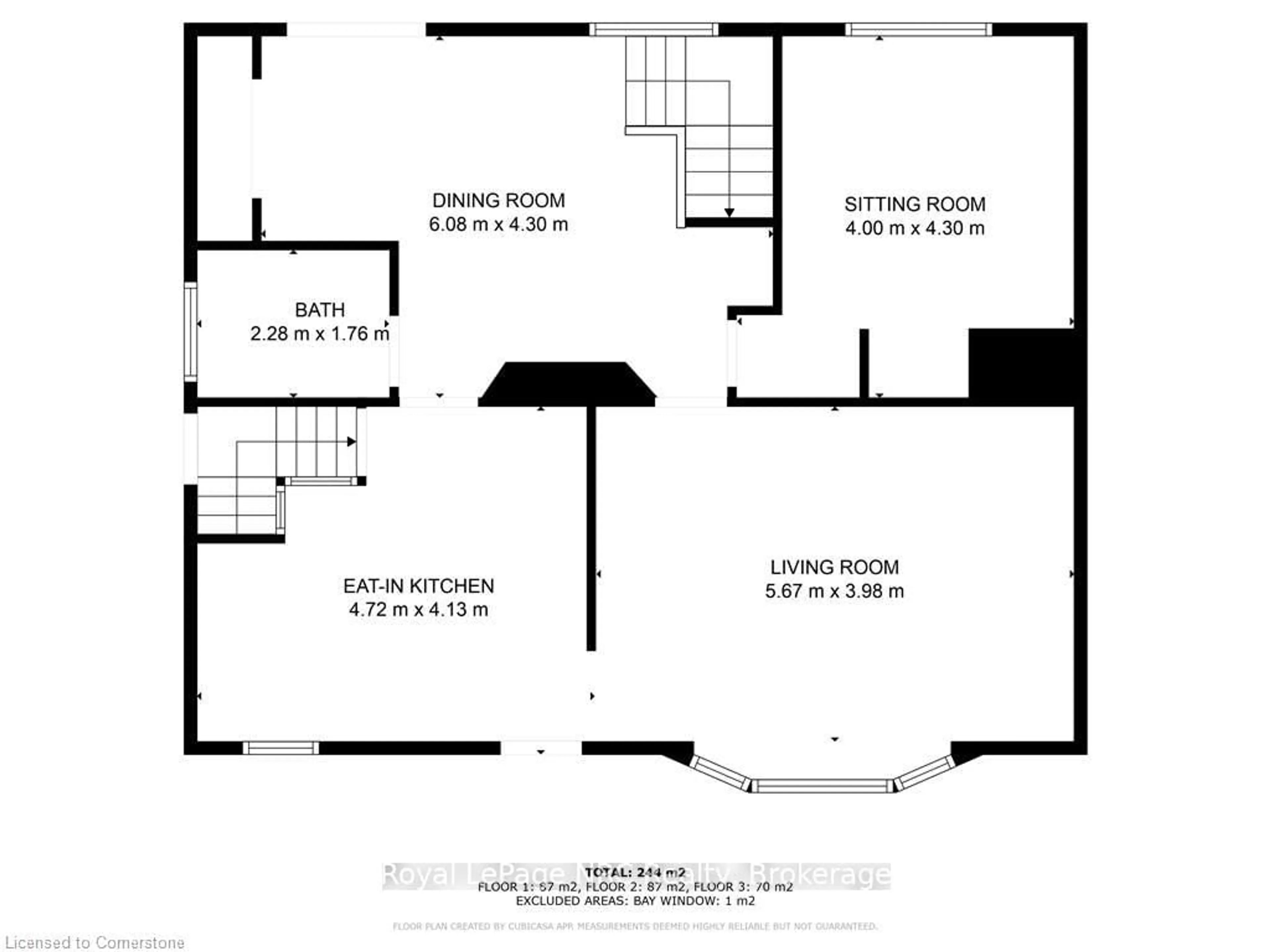 Floor plan for 30 Carmen Ave, Hamilton Ontario L8V 2H6
