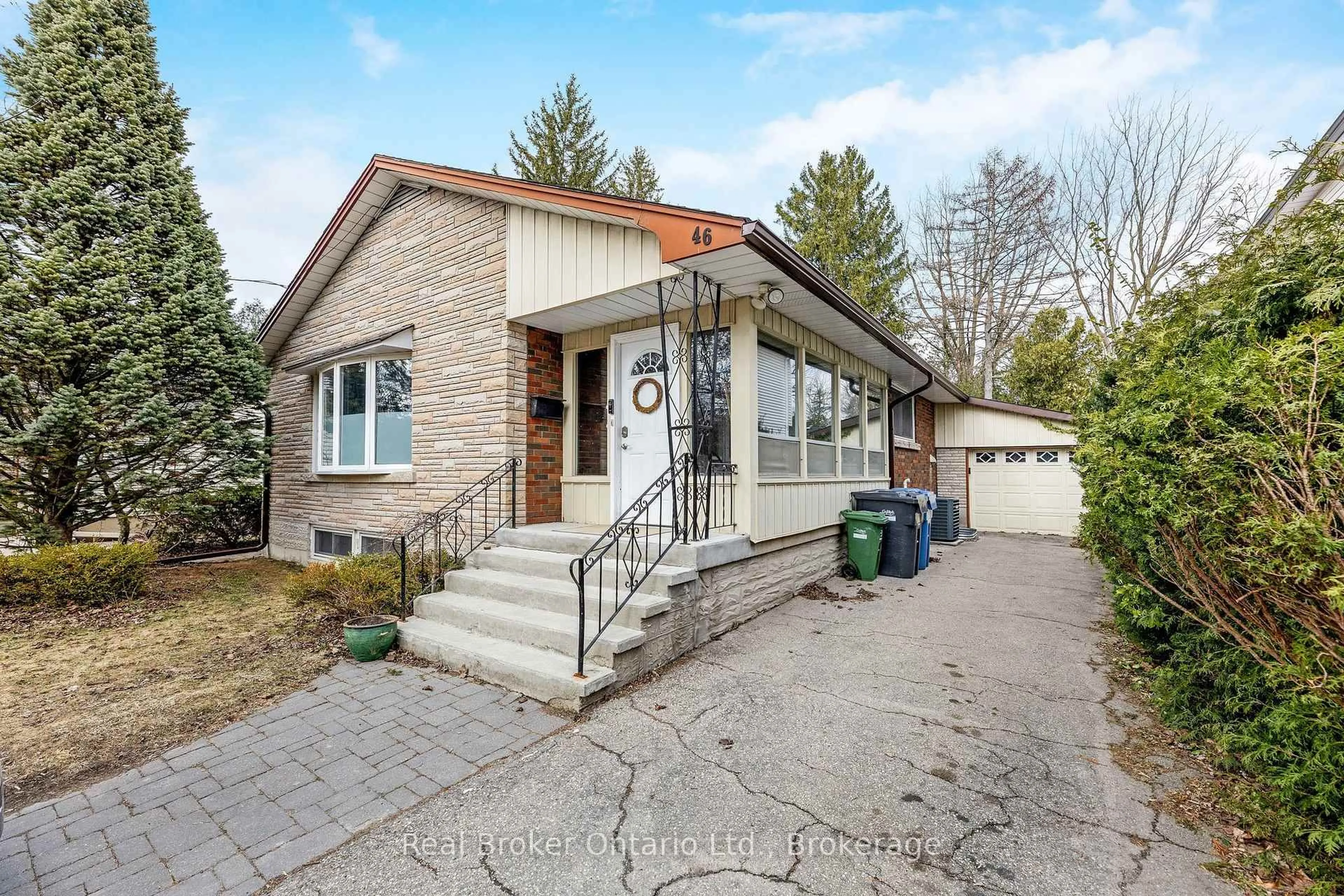 Home with brick exterior material, street for 46 Caledonia St, Guelph Ontario N1G 2C9