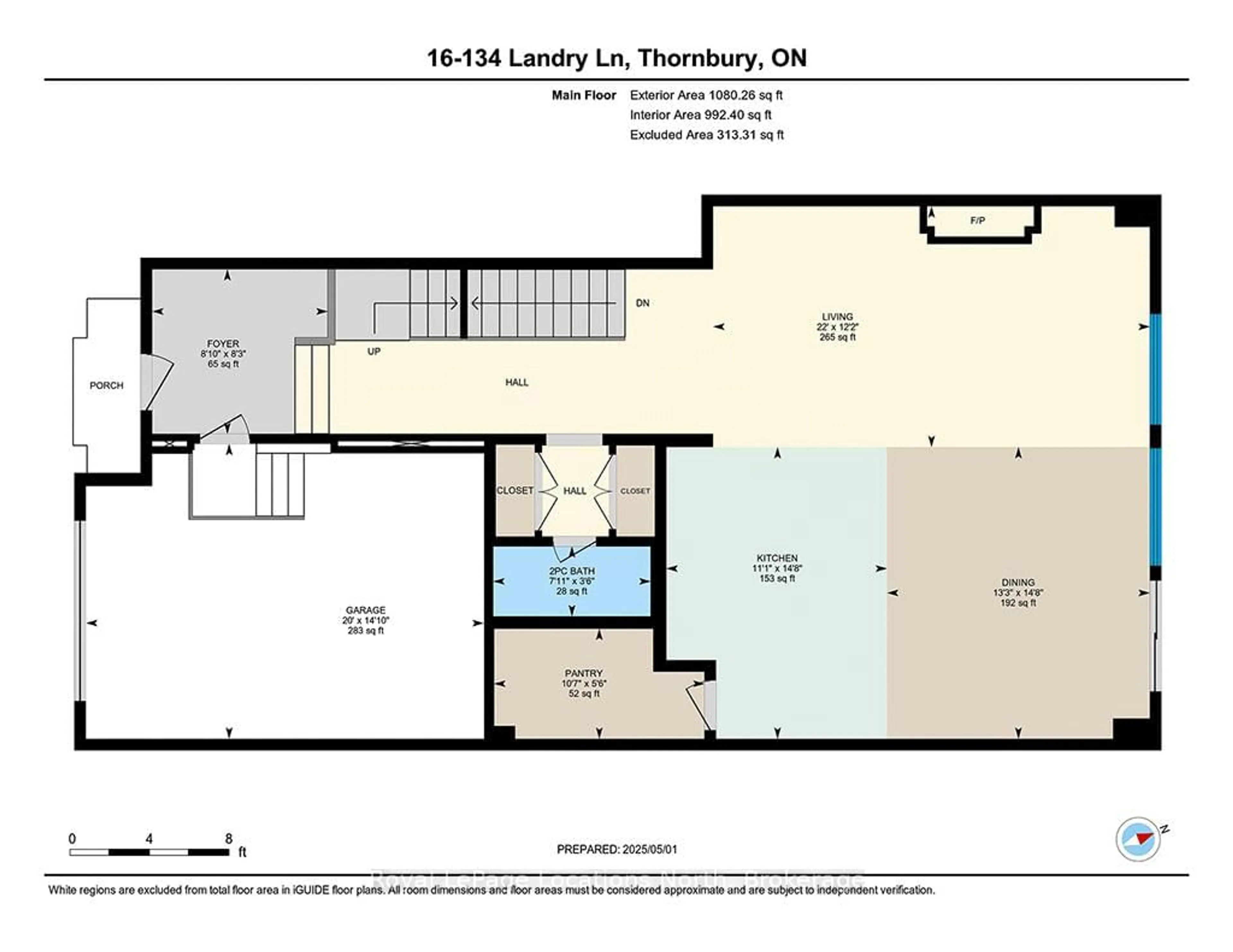 Floor plan for 134 Landry Lane #16, Blue Mountains Ontario N0H 2P0