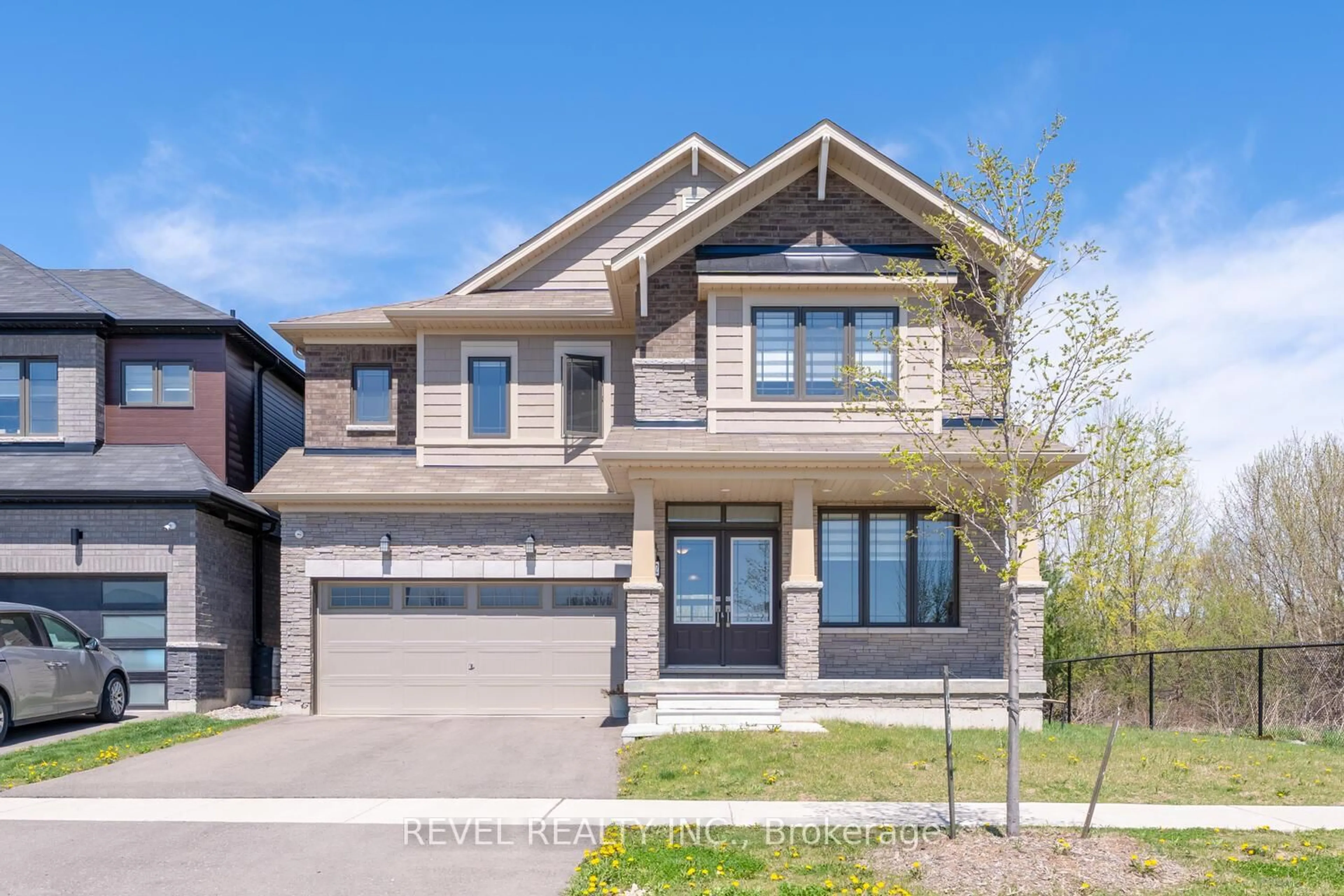 Home with brick exterior material, street for 372 Blackburn Dr, Brantford Ontario N3T 5L5