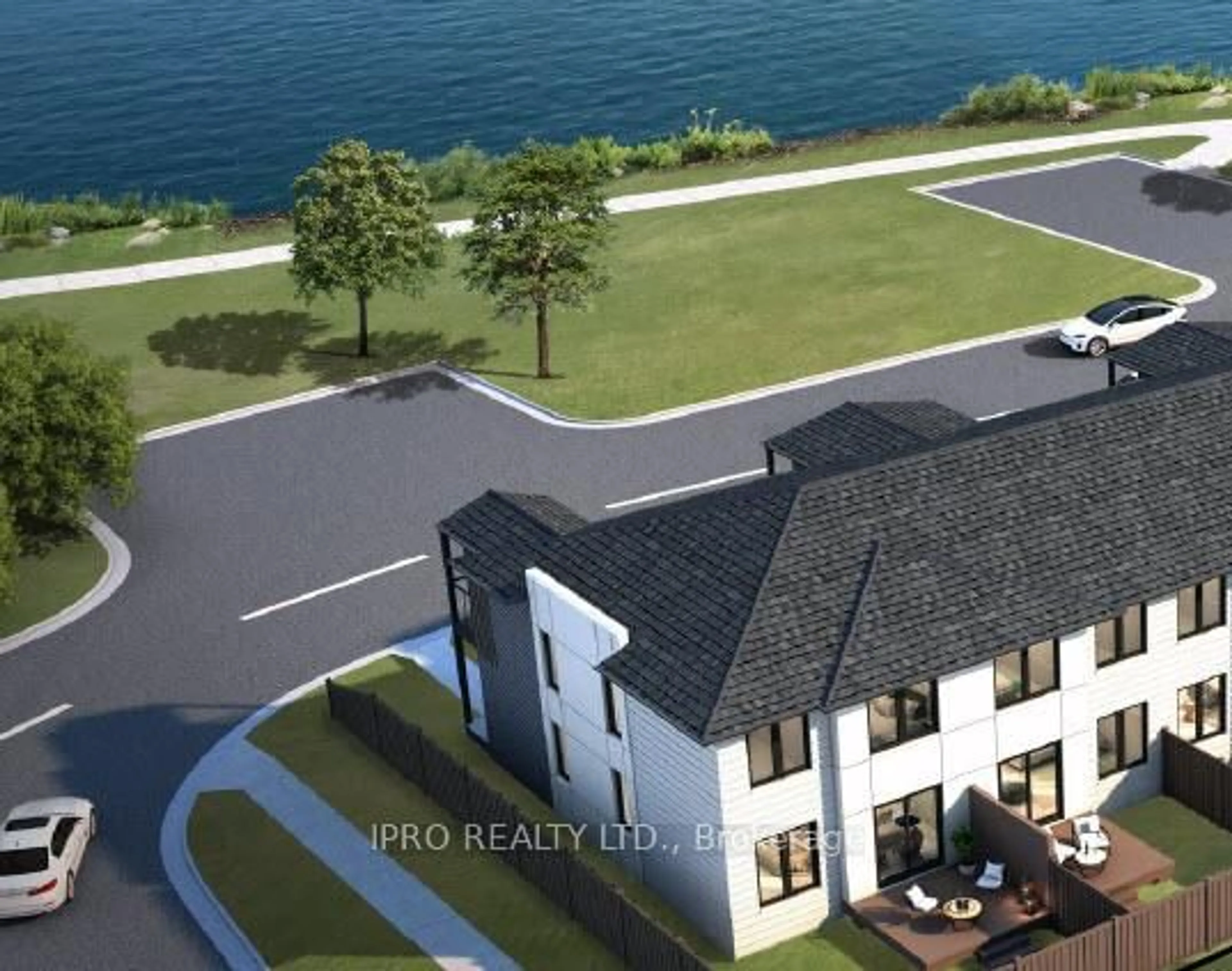 A pic from outside/outdoor area/front of a property/back of a property/a pic from drone, water/lake/river/ocean view for 2 Marina Pl, Welland Ontario L3B 0N7