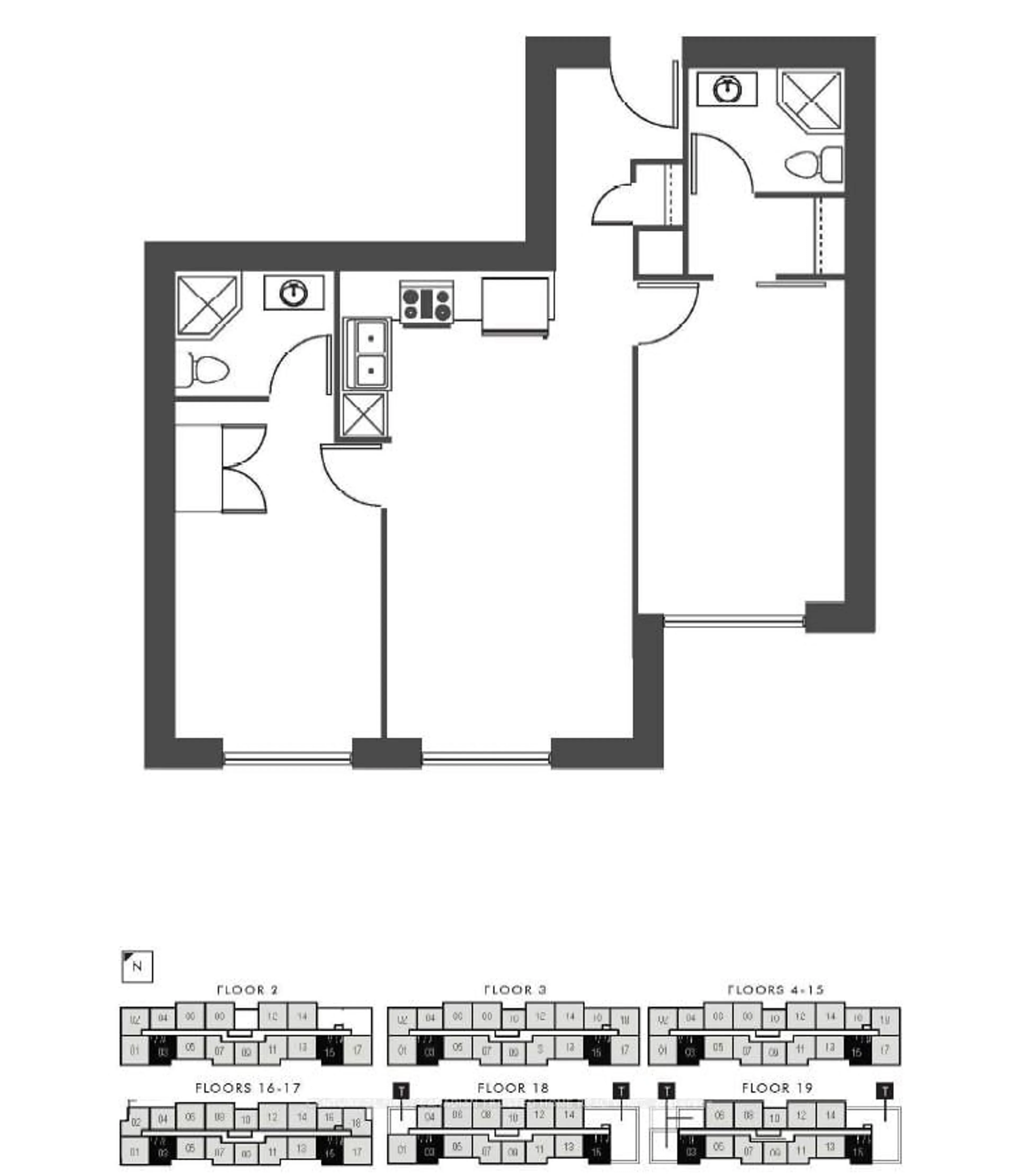 Floor plan for 1235 Richmond St #203, London East Ontario N6A 0C1