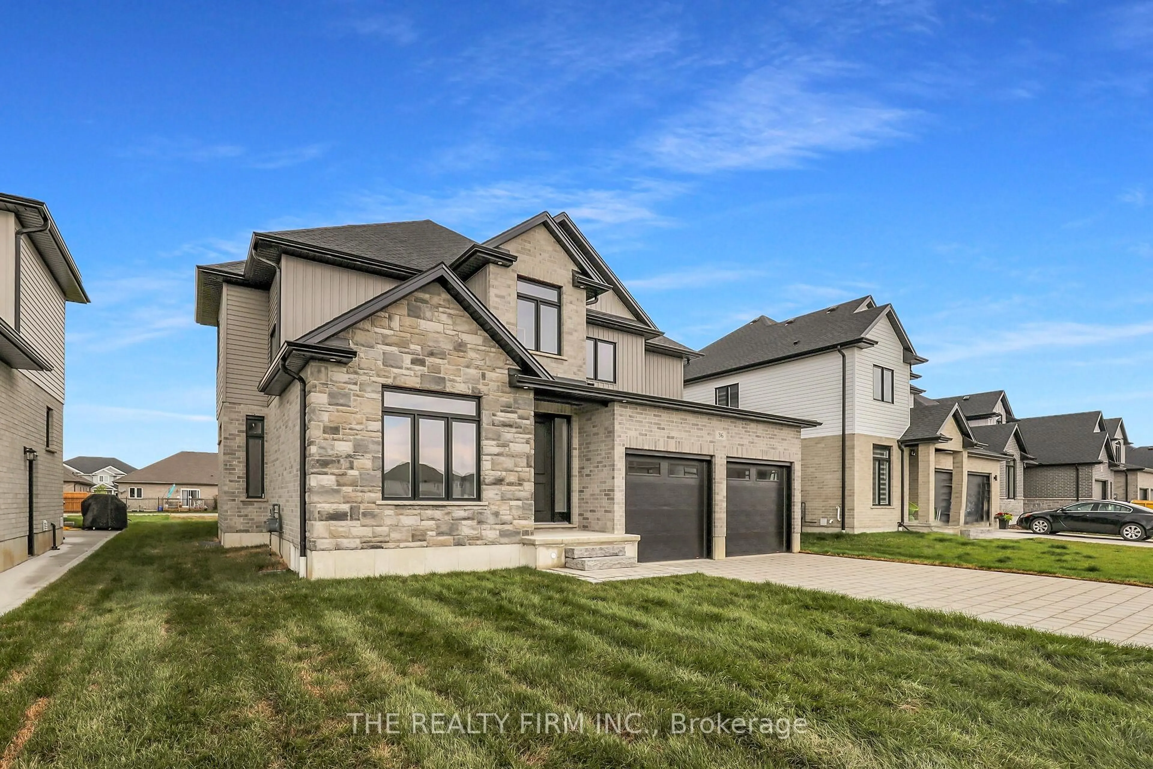 Home with brick exterior material, street for 36 KELLY Dr, Zorra Ontario N0M 2M0