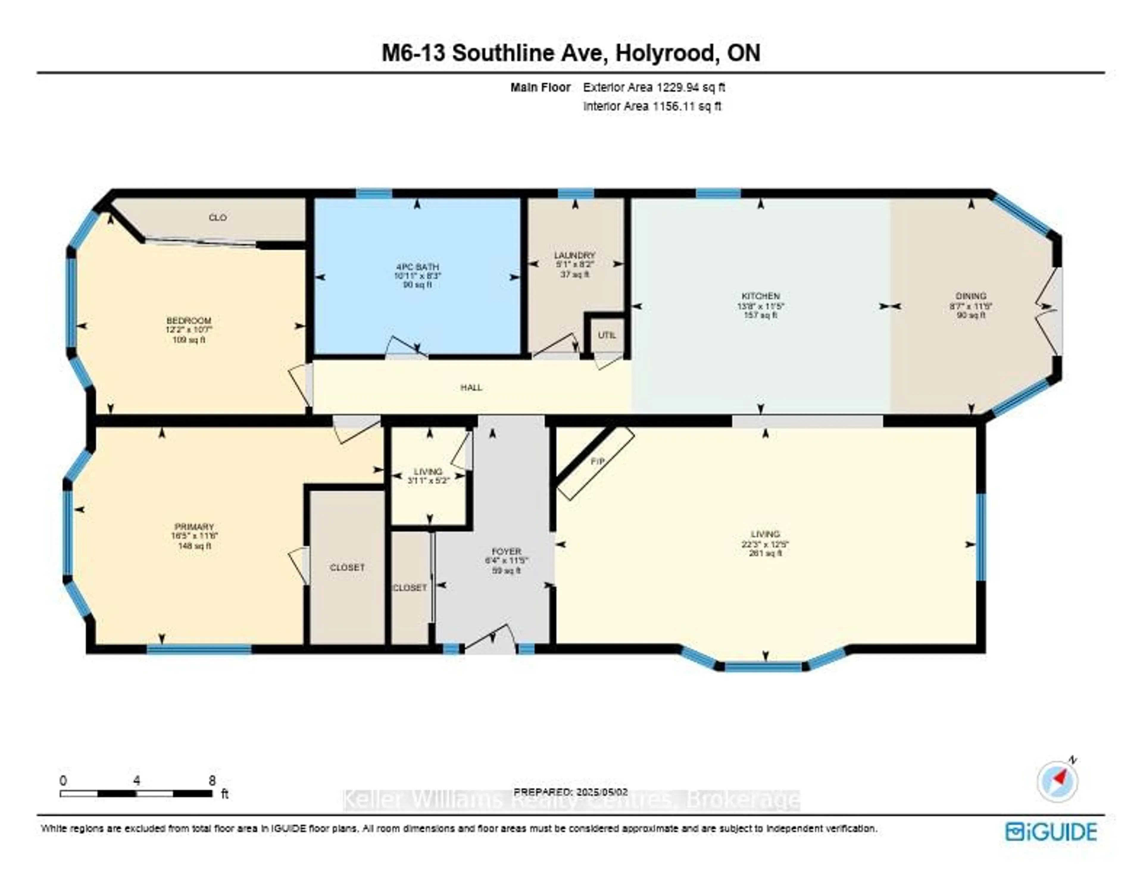 Floor plan for 13 Southline Ave #PR6, Huron-Kinloss Ontario N2Z 2X5