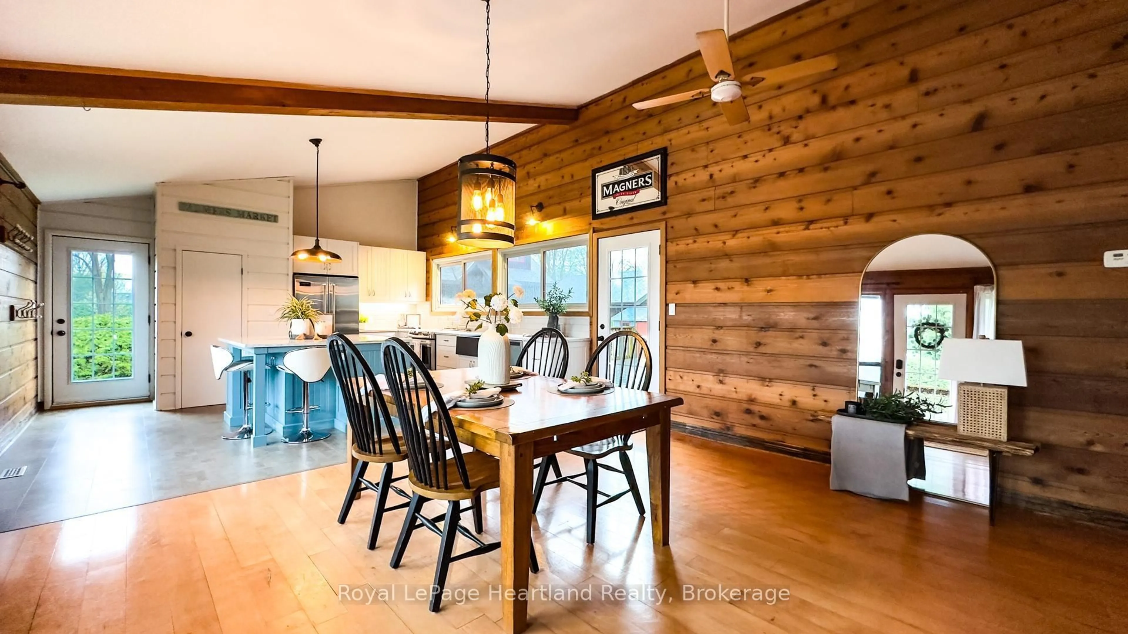 Dining room, wood/laminate floor for 63 Victoria St, Bluewater Ontario N0M 1G0