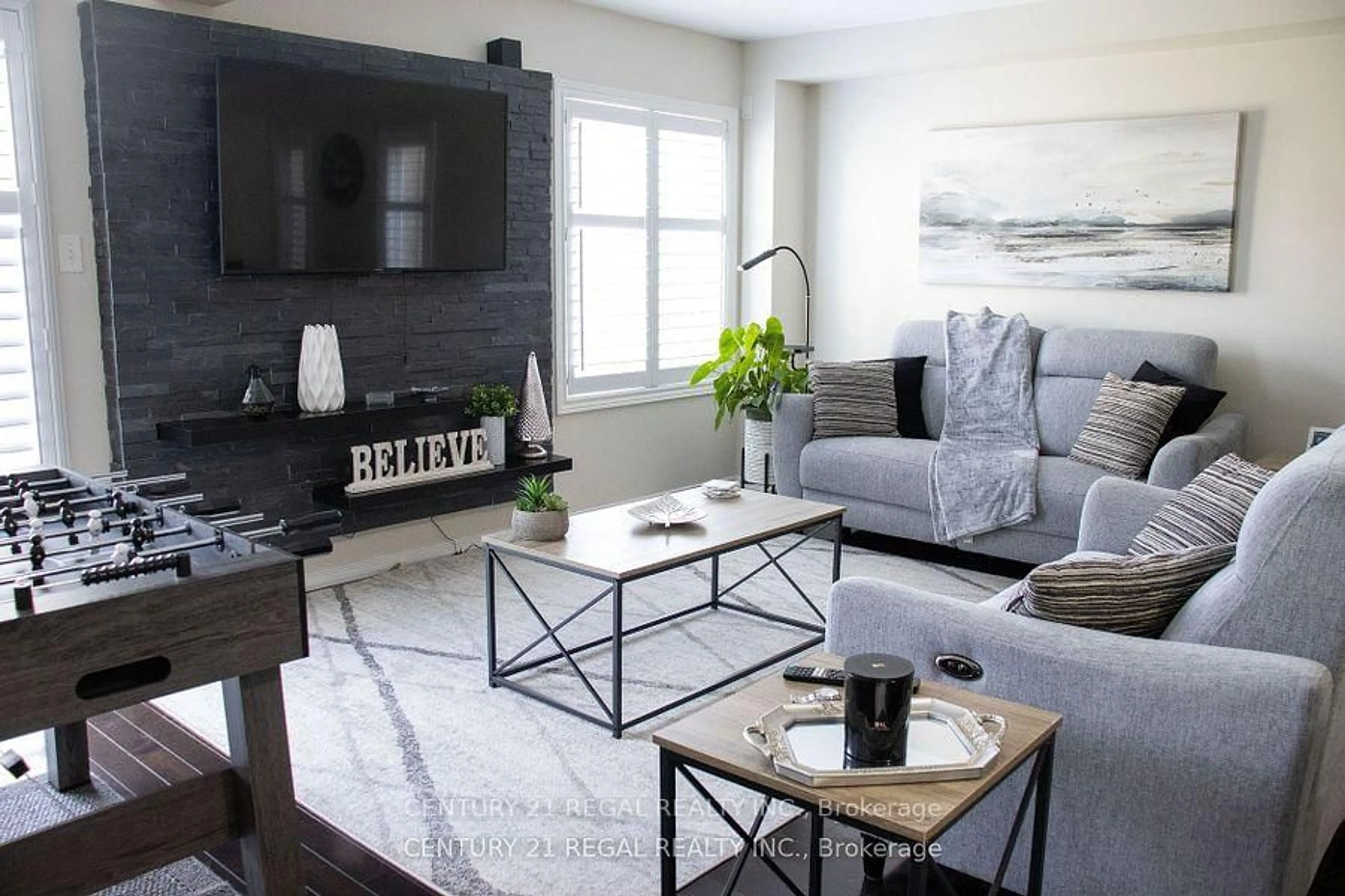 Living room with furniture, unknown for 183 Penny Lane, Hamilton Ontario L8J 0E3