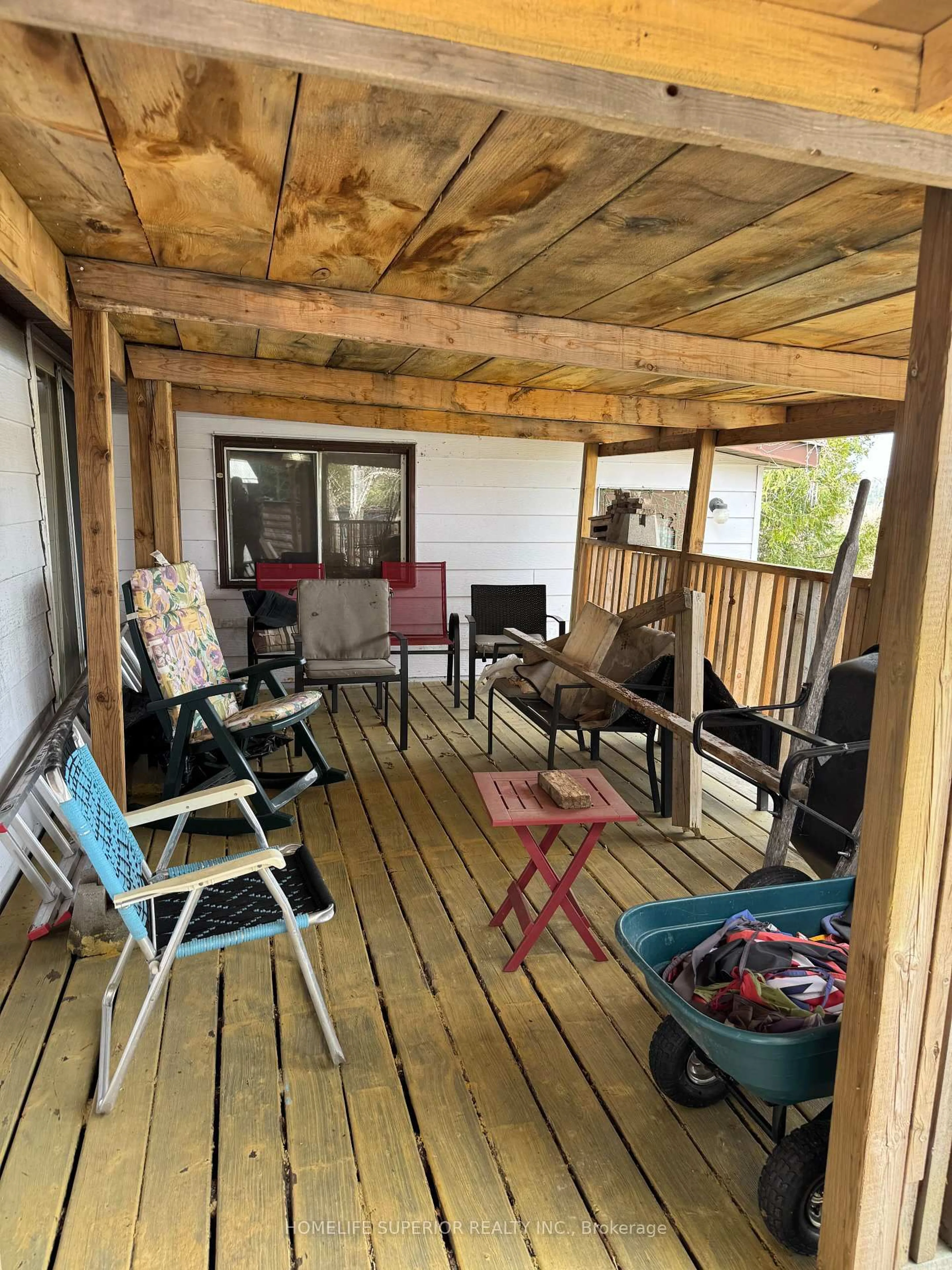 Patio, water/lake/river/ocean view for 546 Detlor Rd, Bancroft Ontario K0L 2L0