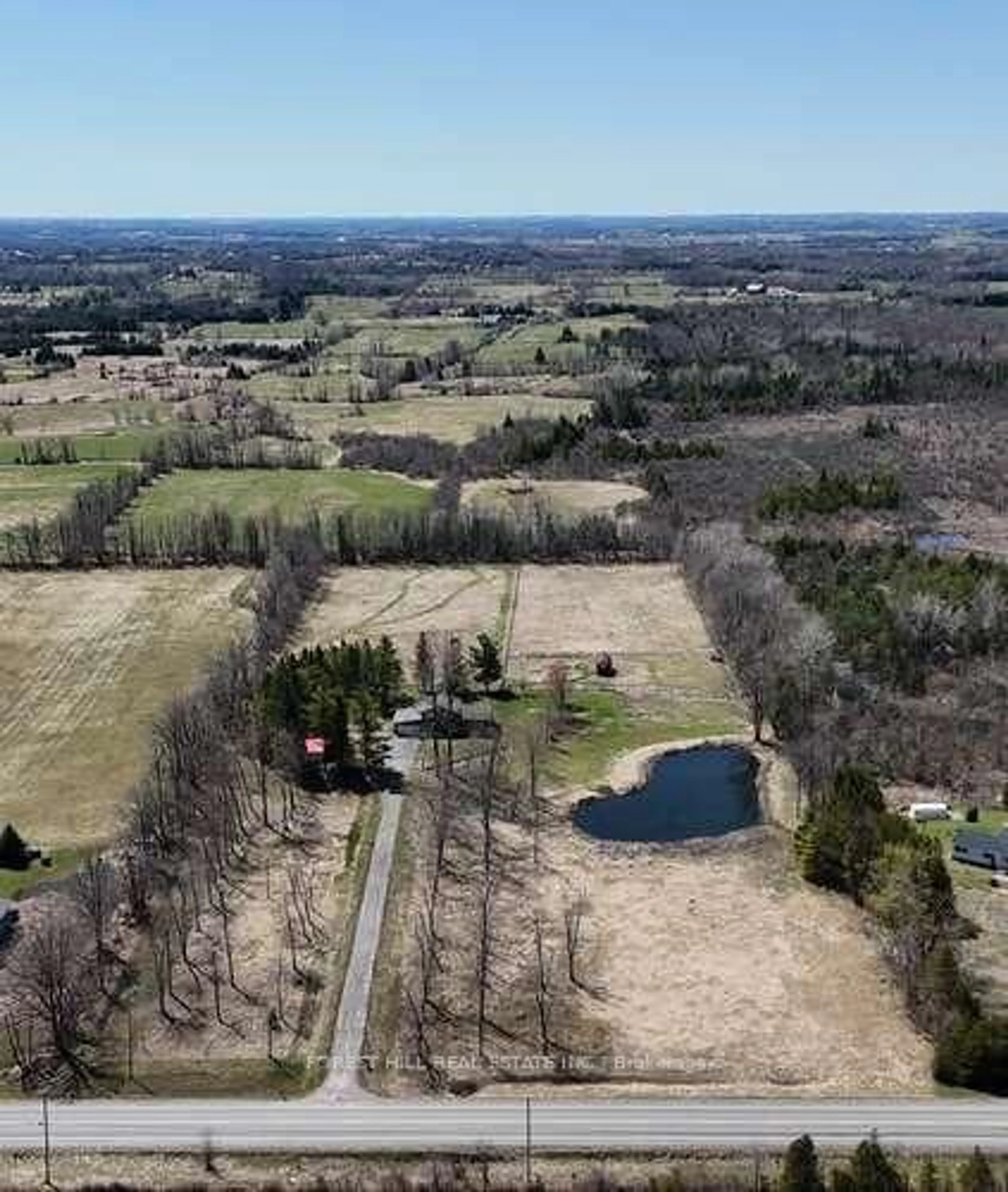 A pic from outside/outdoor area/front of a property/back of a property/a pic from drone, water/lake/river/ocean view for 346 County Rd 40 N/A, Douro-Dummer Ontario K0L 2V0
