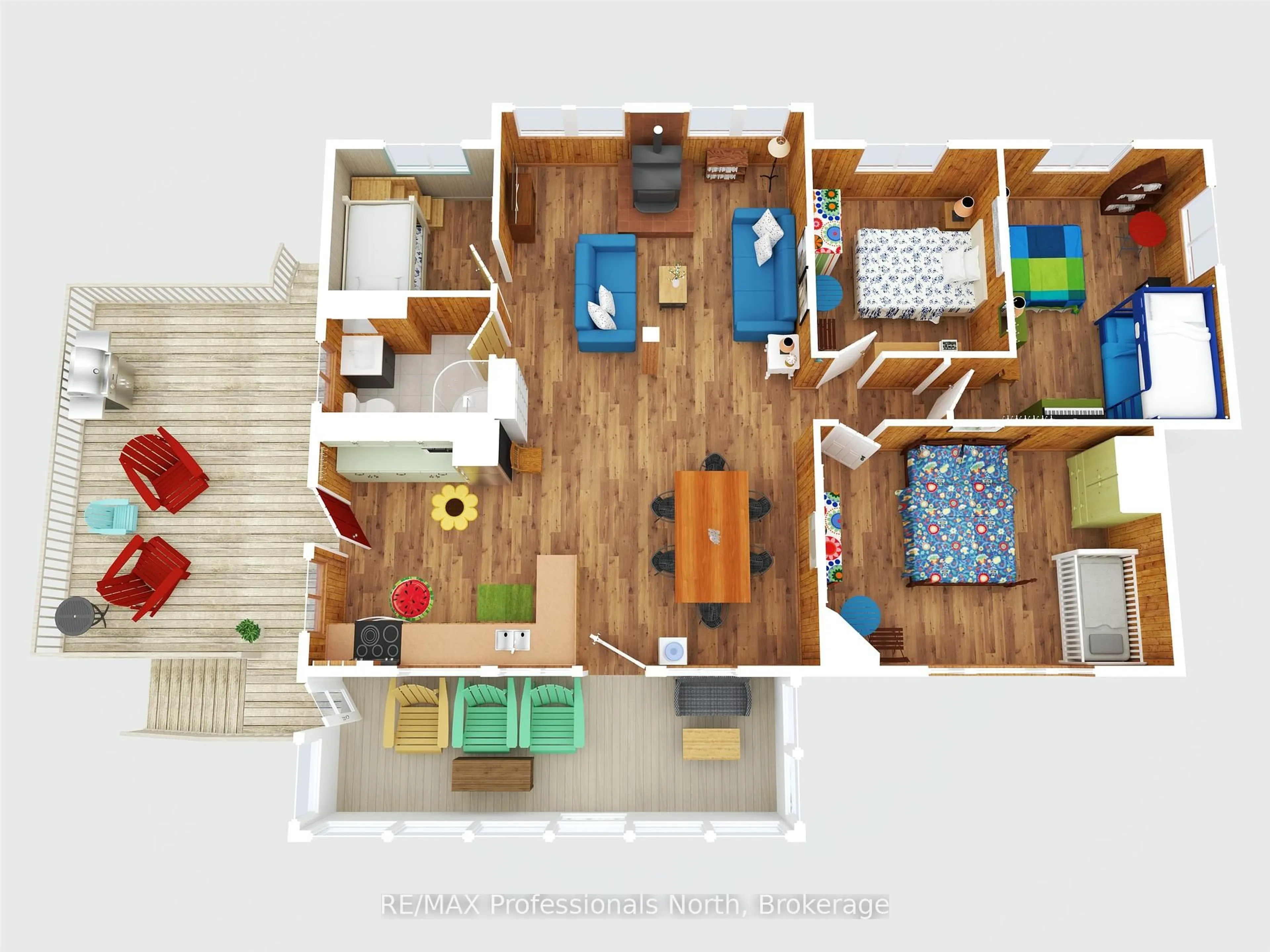 Floor plan for 299 Sherwood Dr, Perry Ontario P0A 1J0