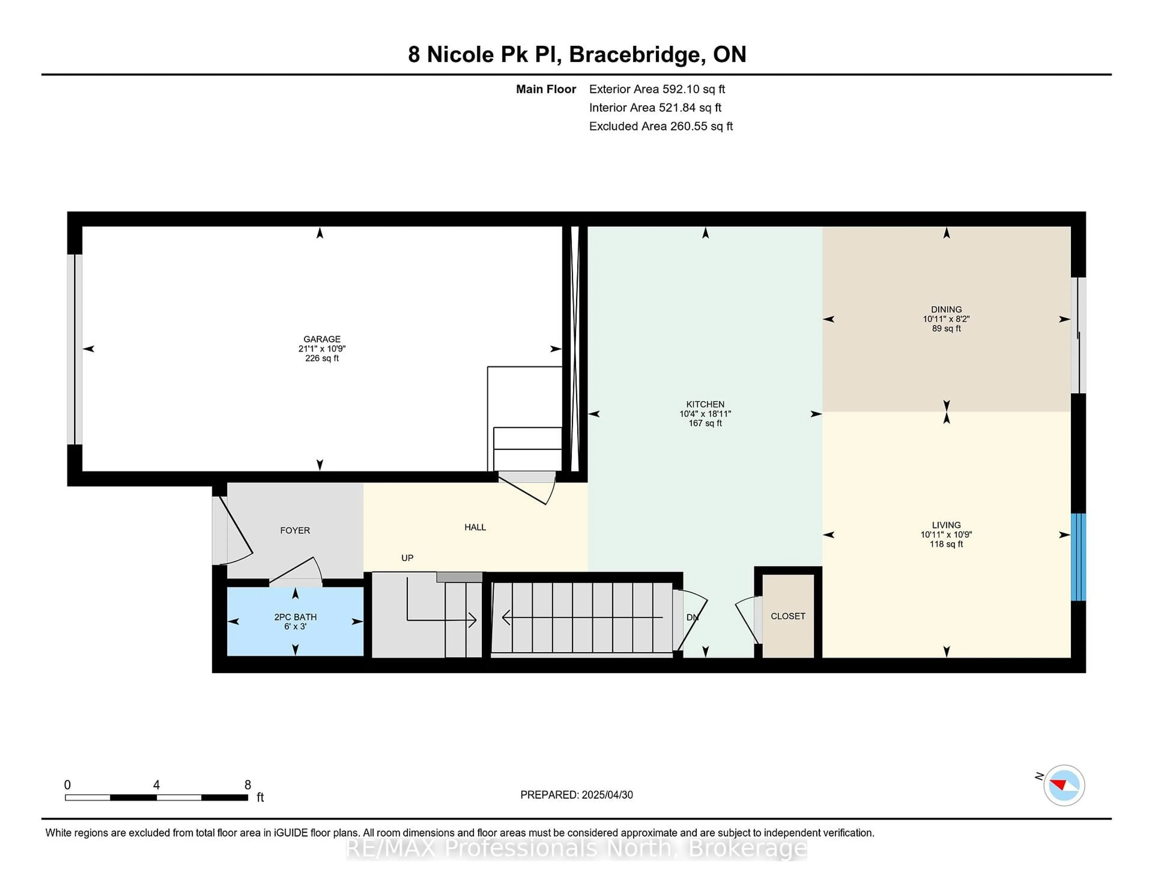 Floor plan for 8 Nicole Park Pl, Bracebridge Ontario P1L 0C8
