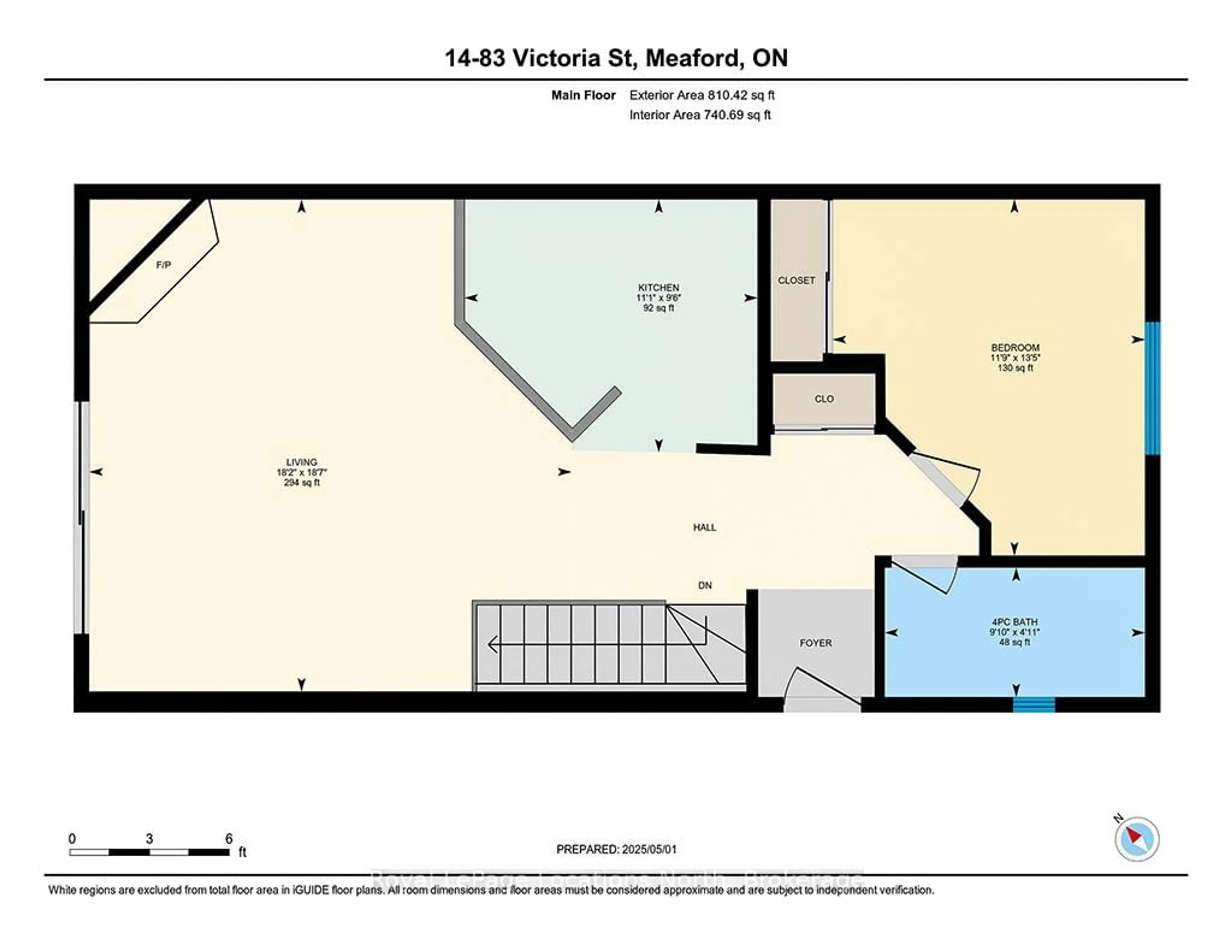 Floor plan for 83 Victoria St #14, Meaford Ontario N4L 1R4