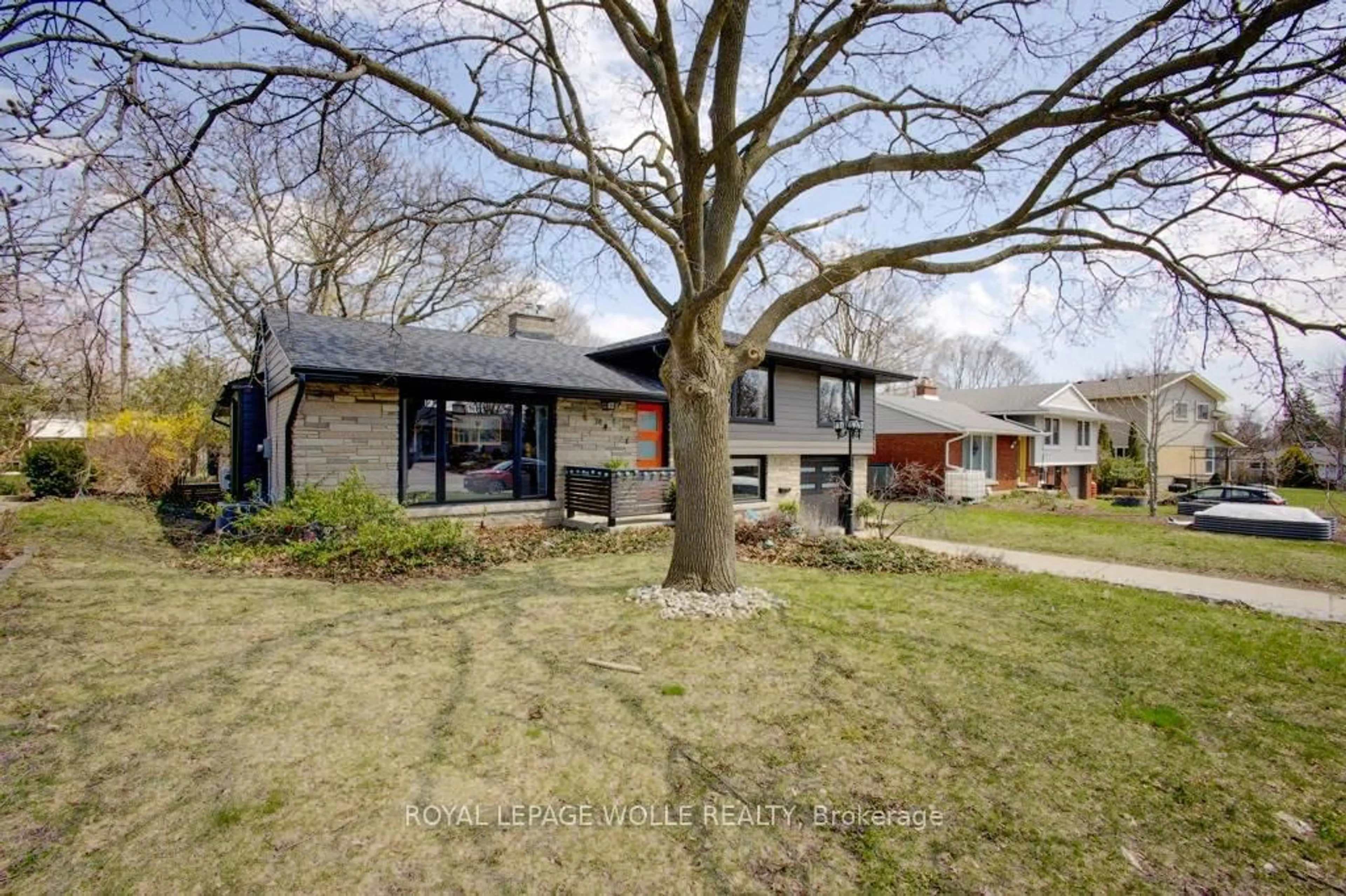 Home with brick exterior material, street for 74 Margaret Ave, Waterloo Ontario N2J 3P9