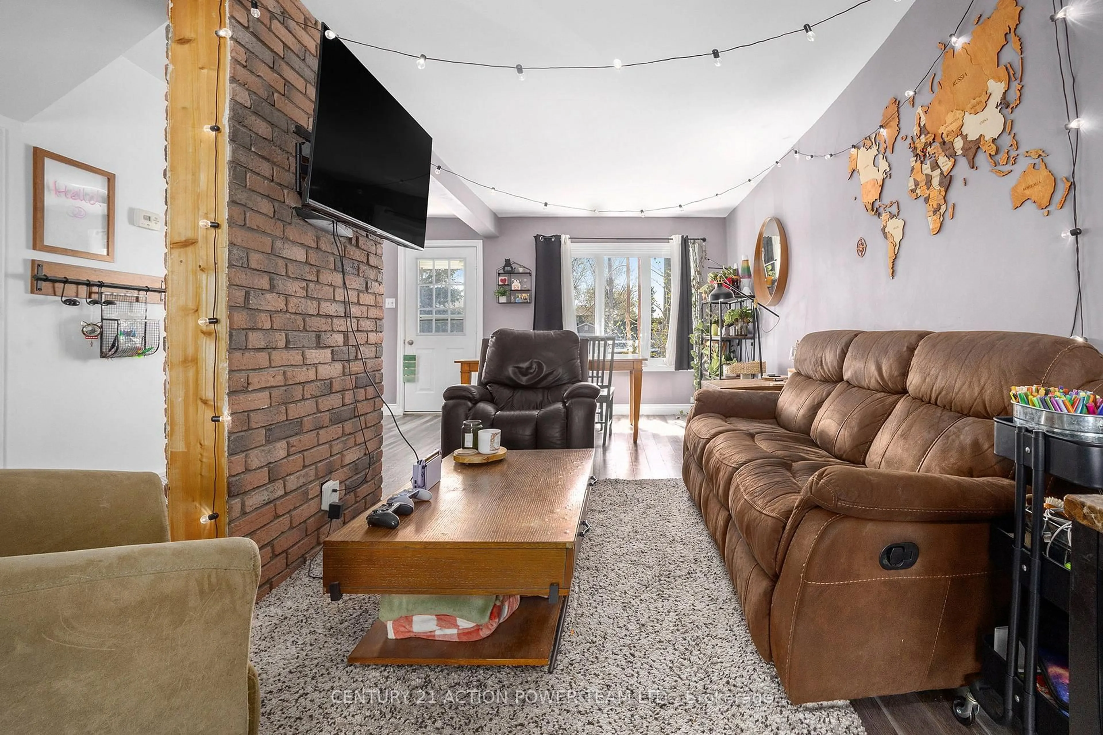 Living room with furniture, ceramic/tile floor for 5 Concession St, North Stormont Ontario K0A 1R0