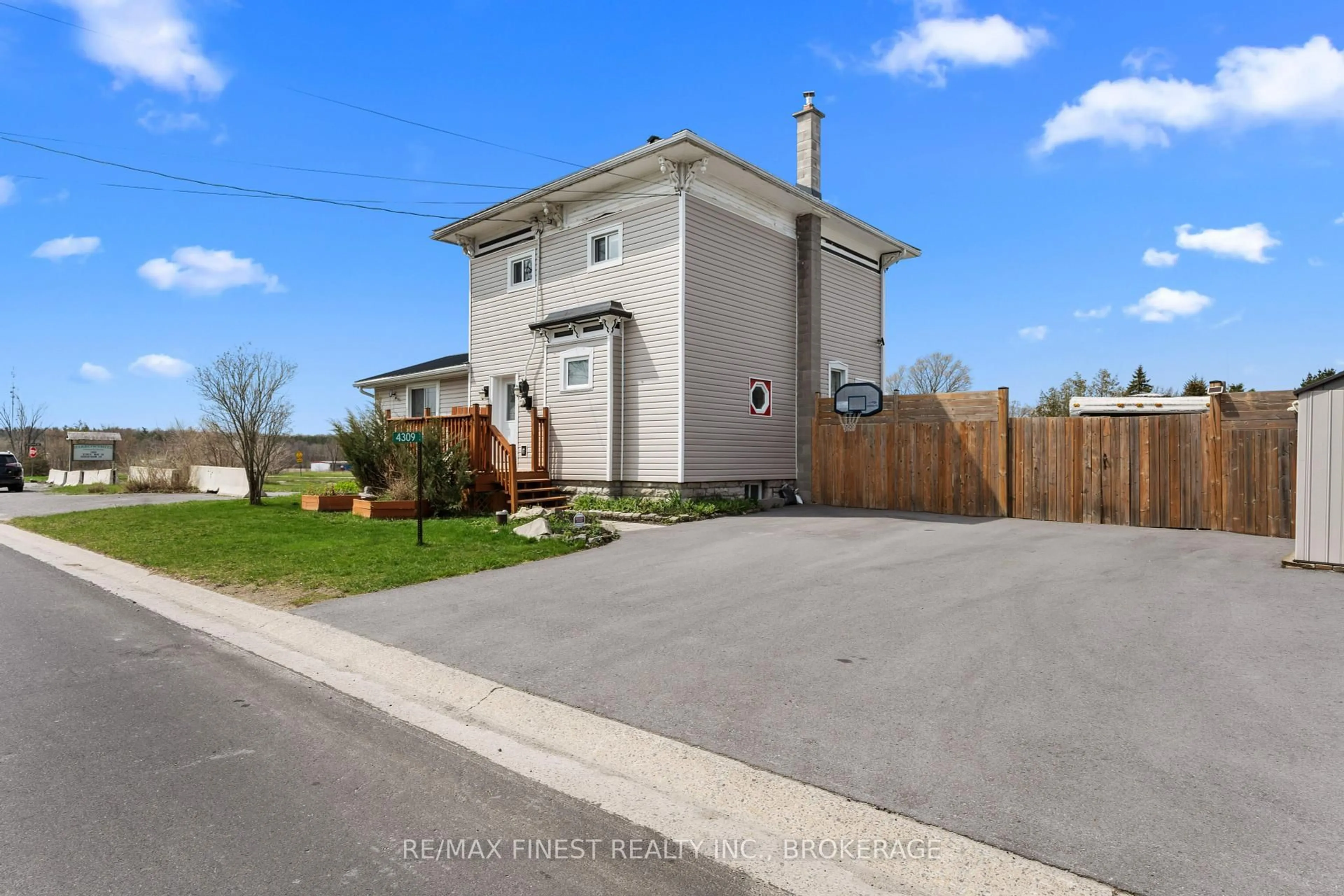A pic from outside/outdoor area/front of a property/back of a property/a pic from drone, street for 4309 Kingston Rd, Harrowsmith Ontario K0H 1V0