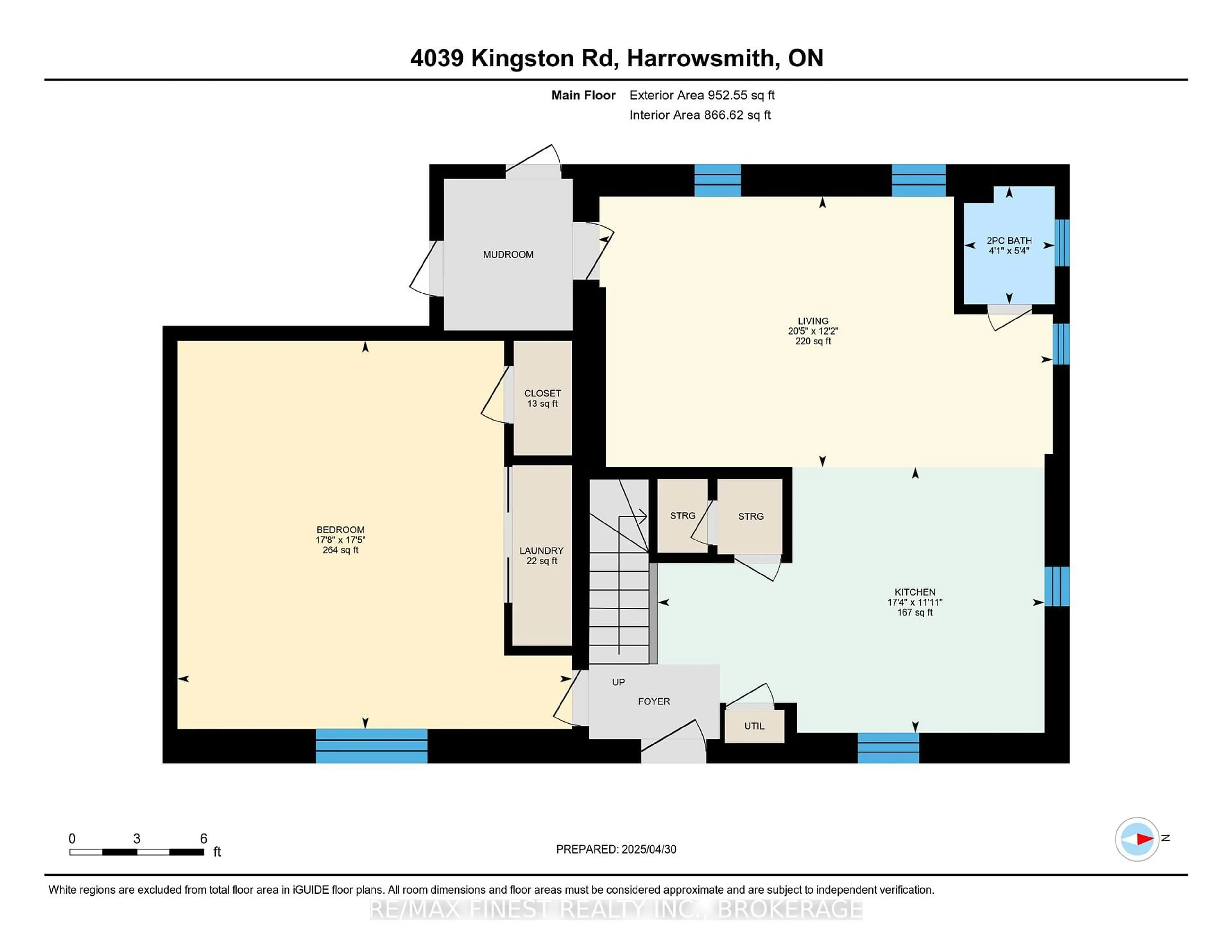 Floor plan for 4309 Kingston Rd, Harrowsmith Ontario K0H 1V0