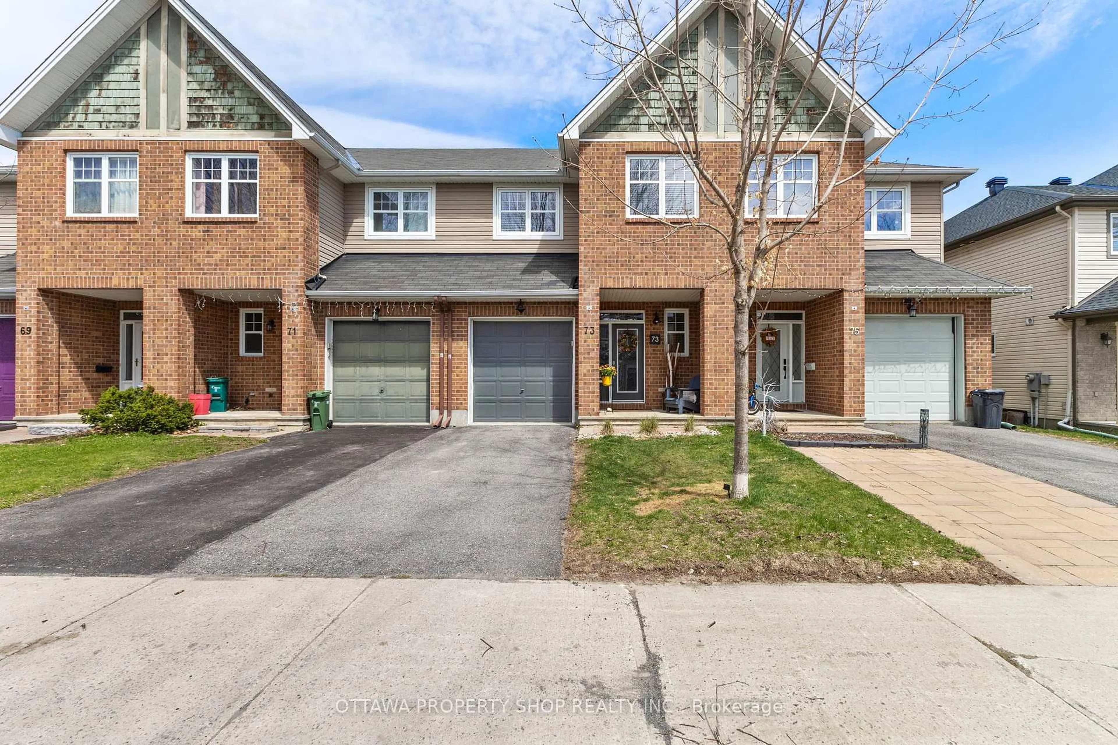 Home with brick exterior material, street for 73 Selhurst Ave, Ottawa Ontario K2G 7C9