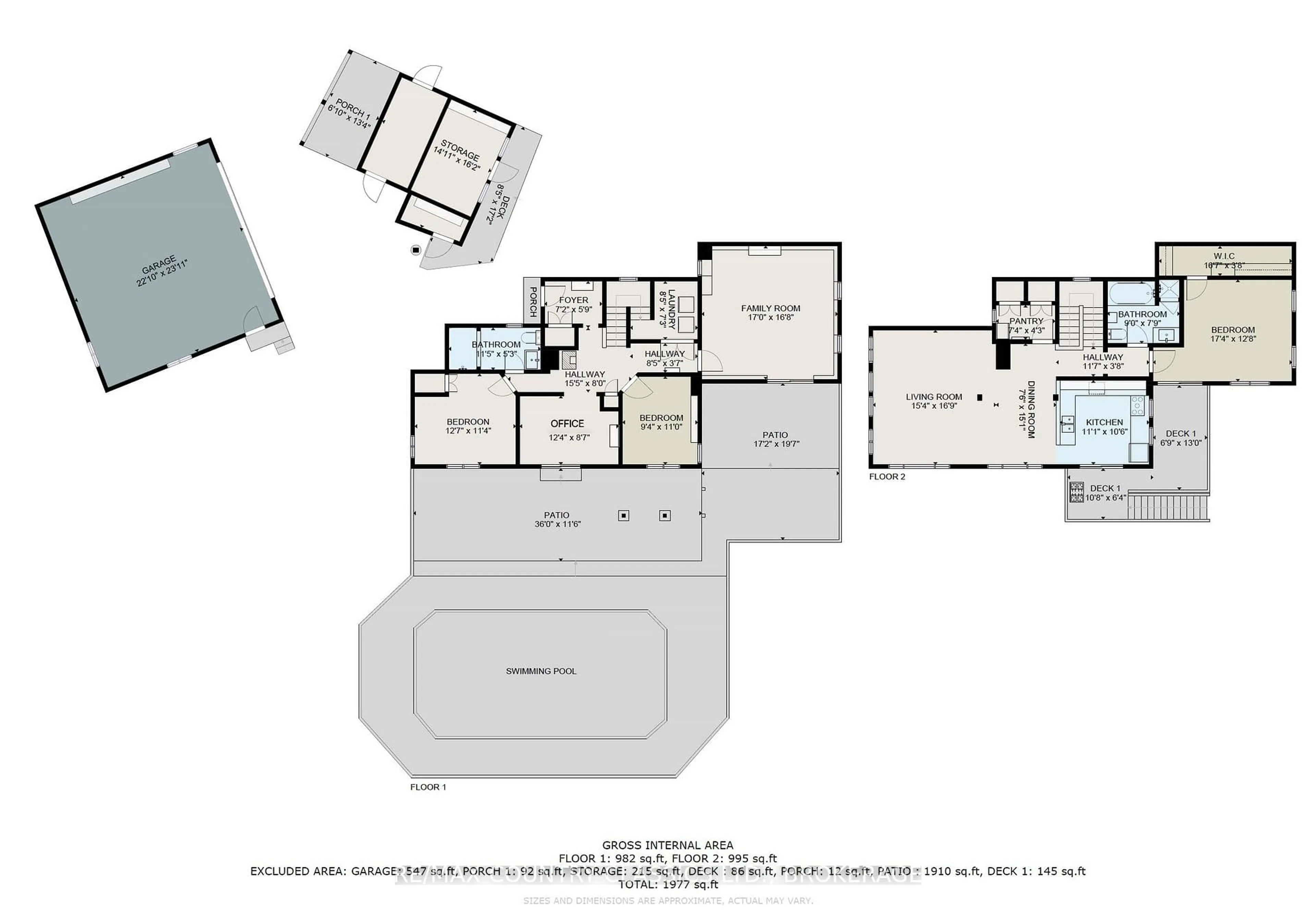 Floor plan for 1729 BATHURST UPPER 5TH N/A, Perth Ontario K7H 3C9