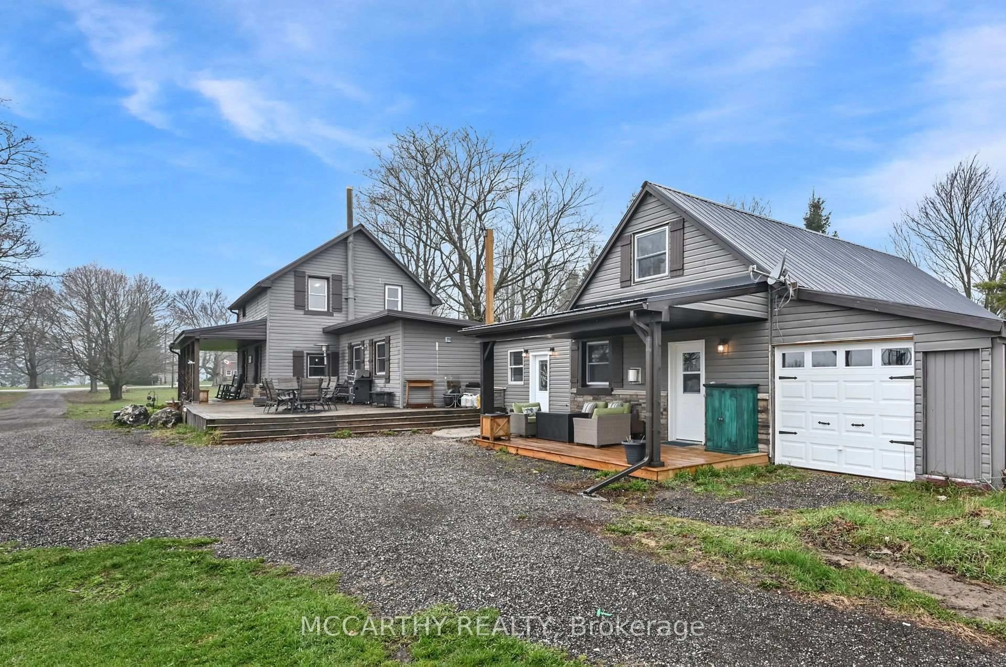 A pic from outside/outdoor area/front of a property/back of a property/a pic from drone, street for 436139 4th Line, Melancthon Ontario L9V 2V2