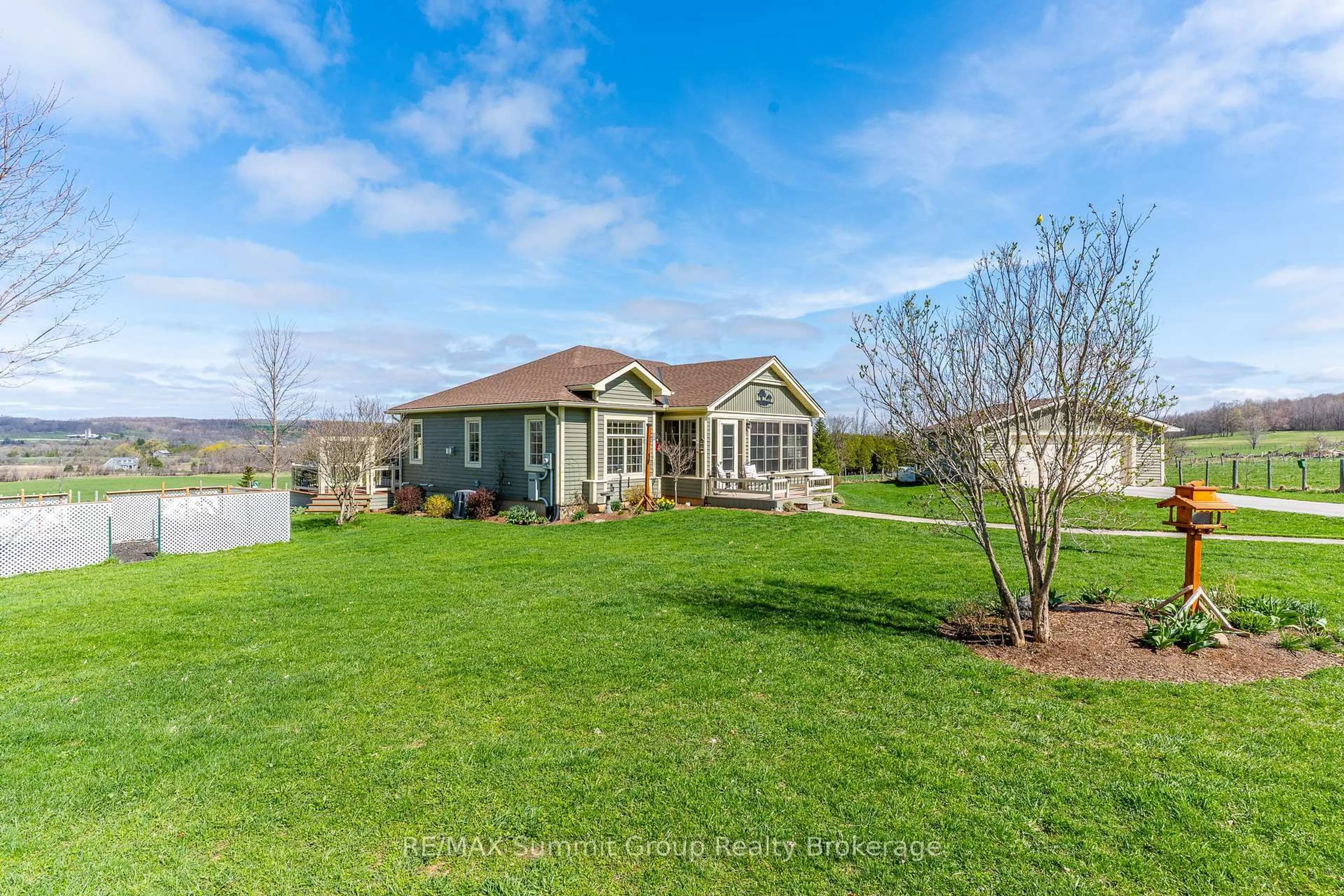 A pic from outside/outdoor area/front of a property/back of a property/a pic from drone, water/lake/river/ocean view for 824307 Massie Rd, Chatsworth Ontario N0H 1G0