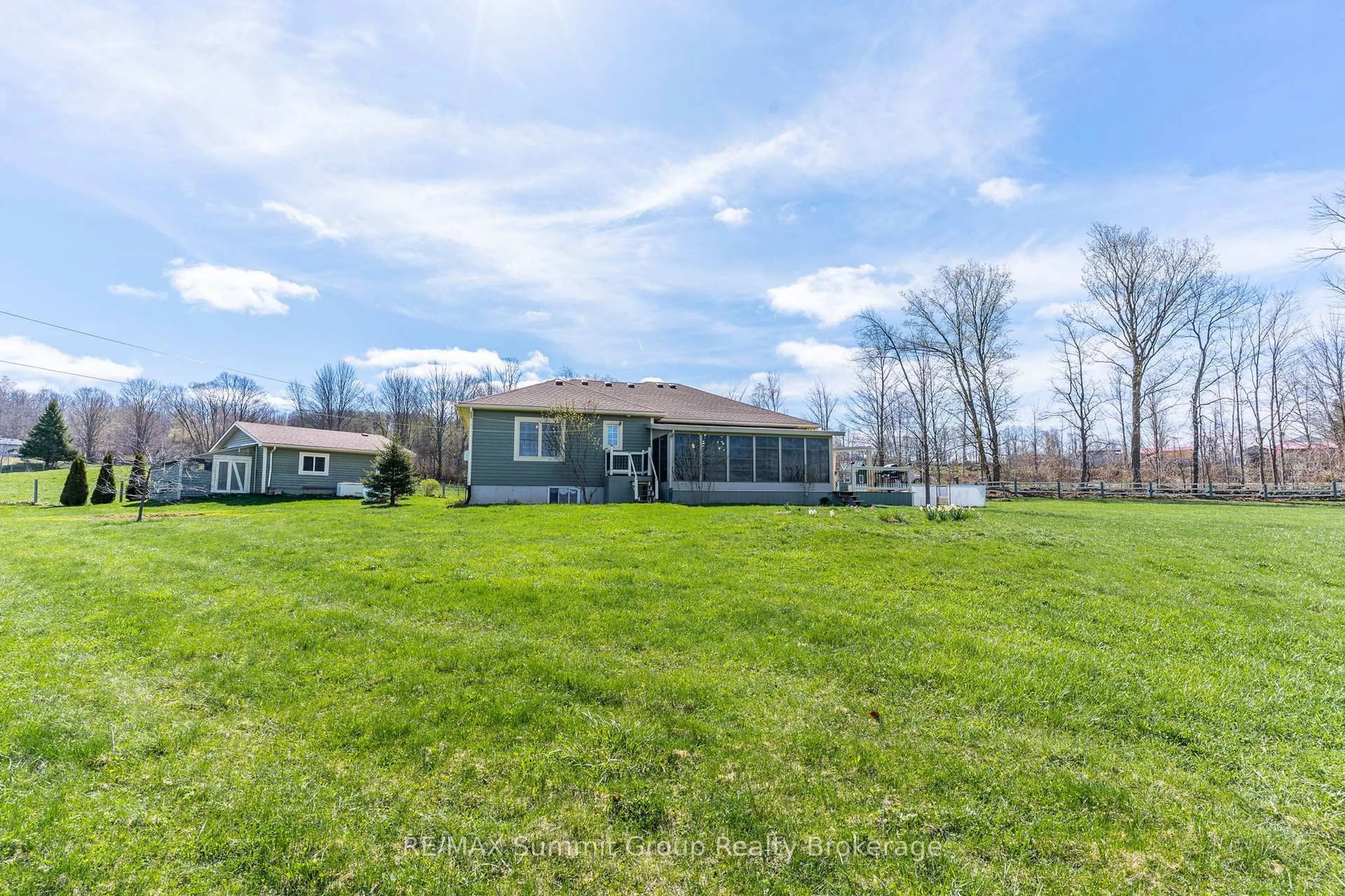 A pic from outside/outdoor area/front of a property/back of a property/a pic from drone, water/lake/river/ocean view for 824307 Massie Rd, Chatsworth Ontario N0H 1G0