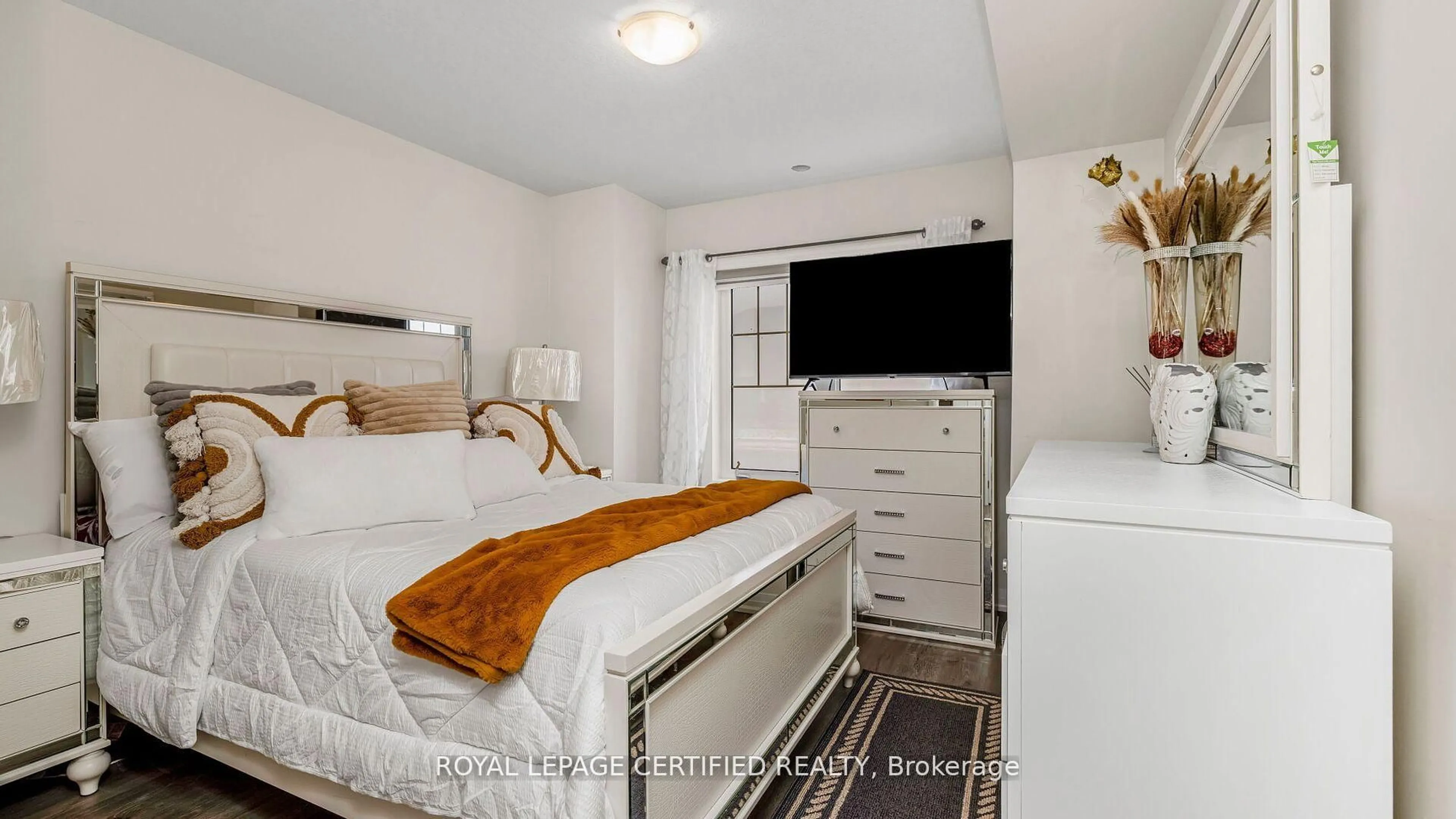 Bedroom with bed, unknown for 185 Bedrock Dr #16, Hamilton Ontario L8J 0M5