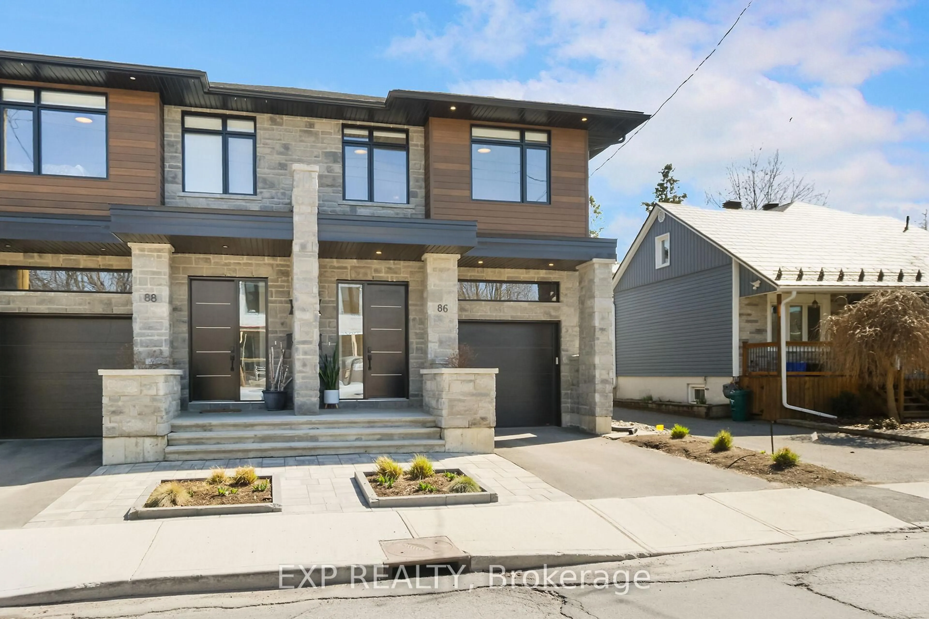 Home with brick exterior material, street for 86 Queen Mary St, Ottawa Ontario K1K 1X7