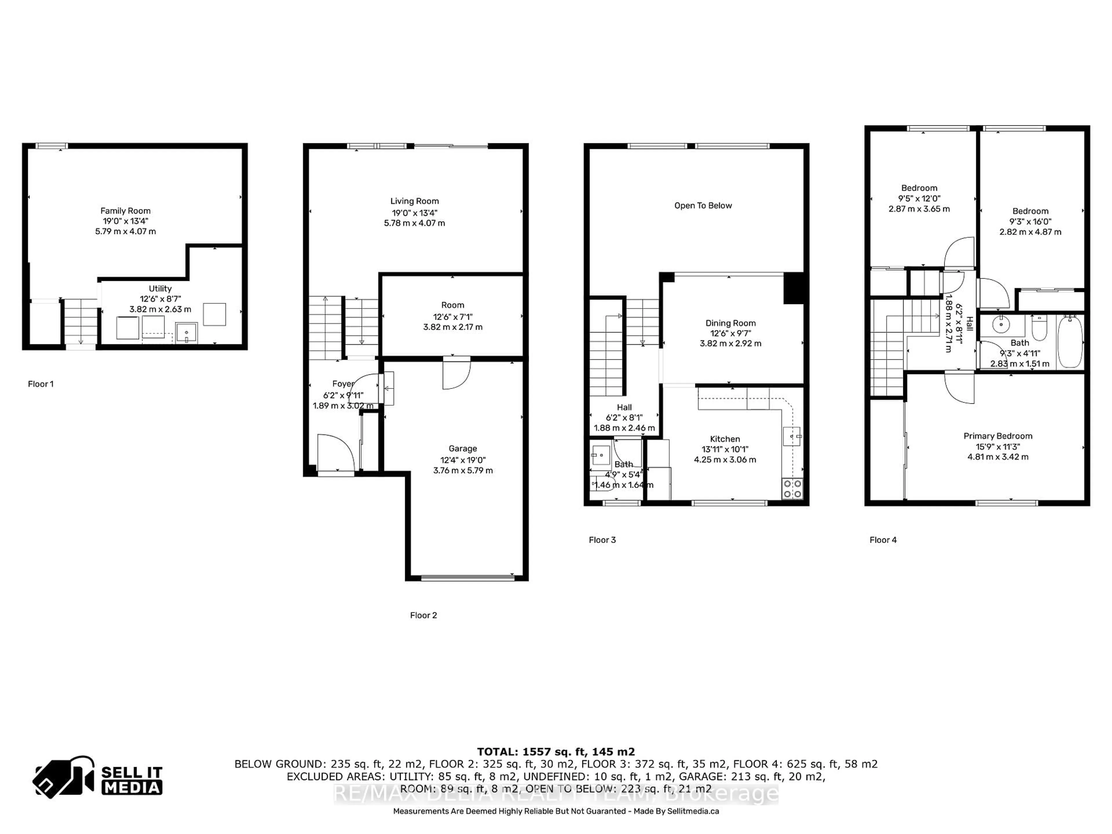 Floor plan for 2115 Erinbrook Cres #49, Ottawa Ontario K1B 4J5
