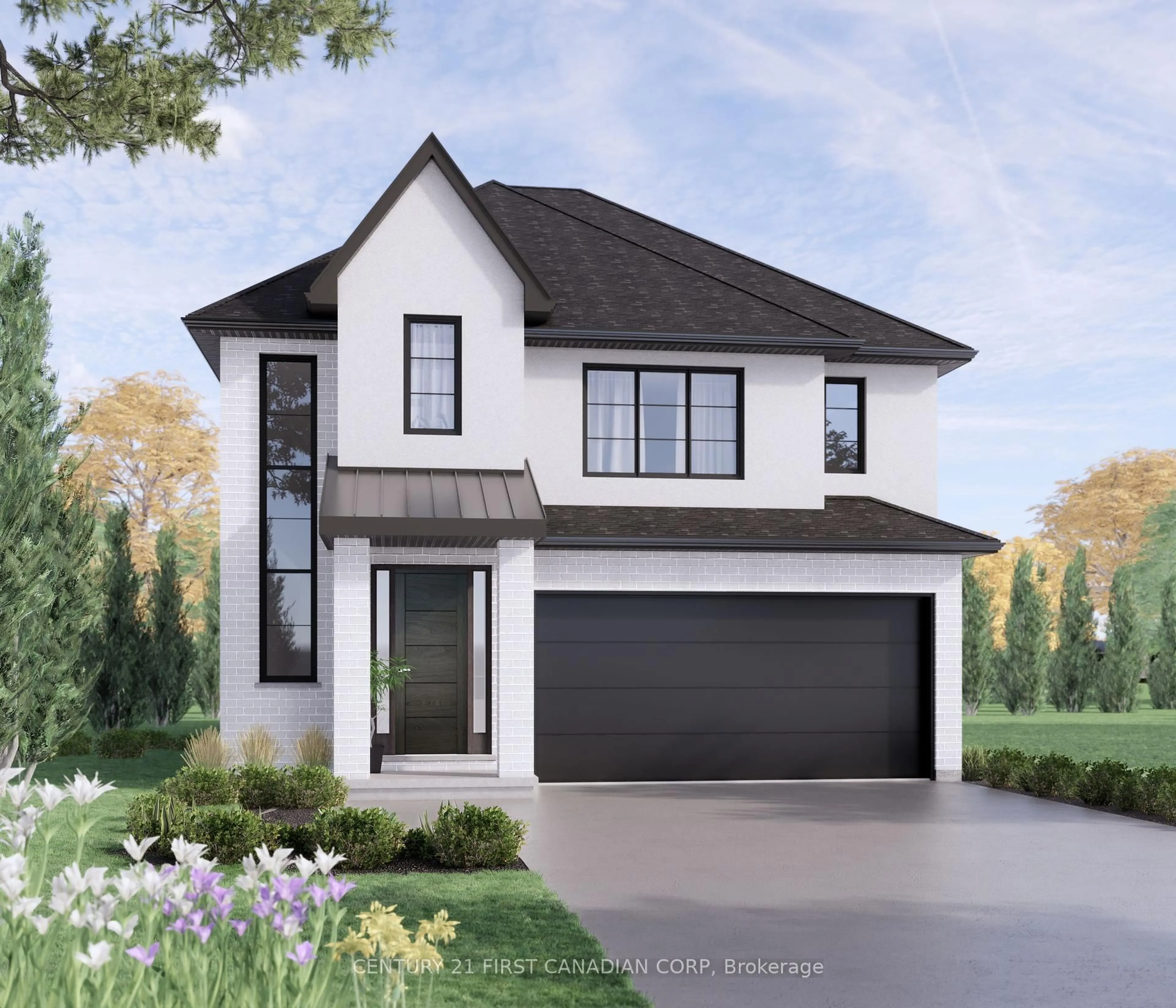 Home with brick exterior material, street for Lot 38 Upper West Ave, London South Ontario N6K 0J9